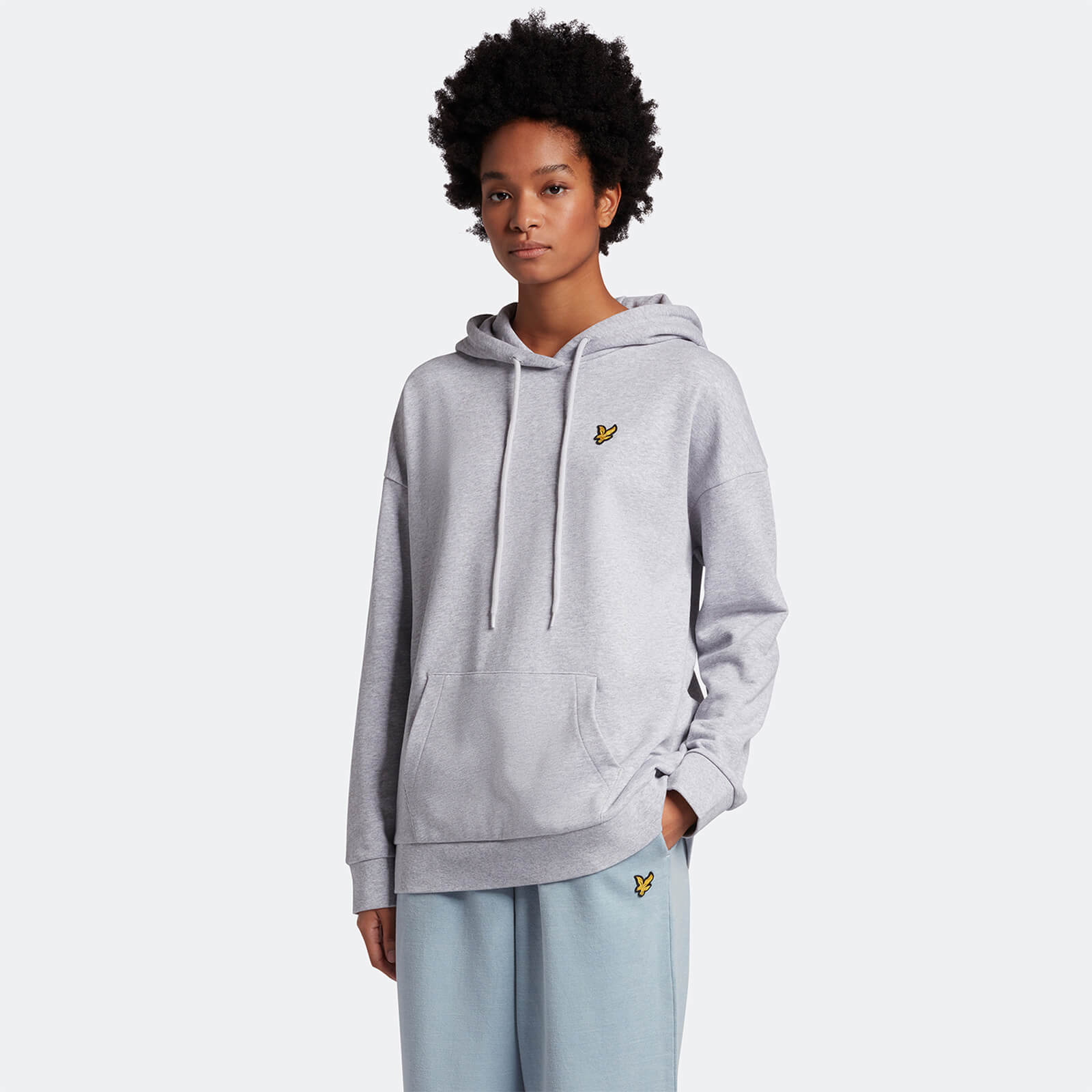 

Women's Oversized Hoodie - Light Grey Marl - 6