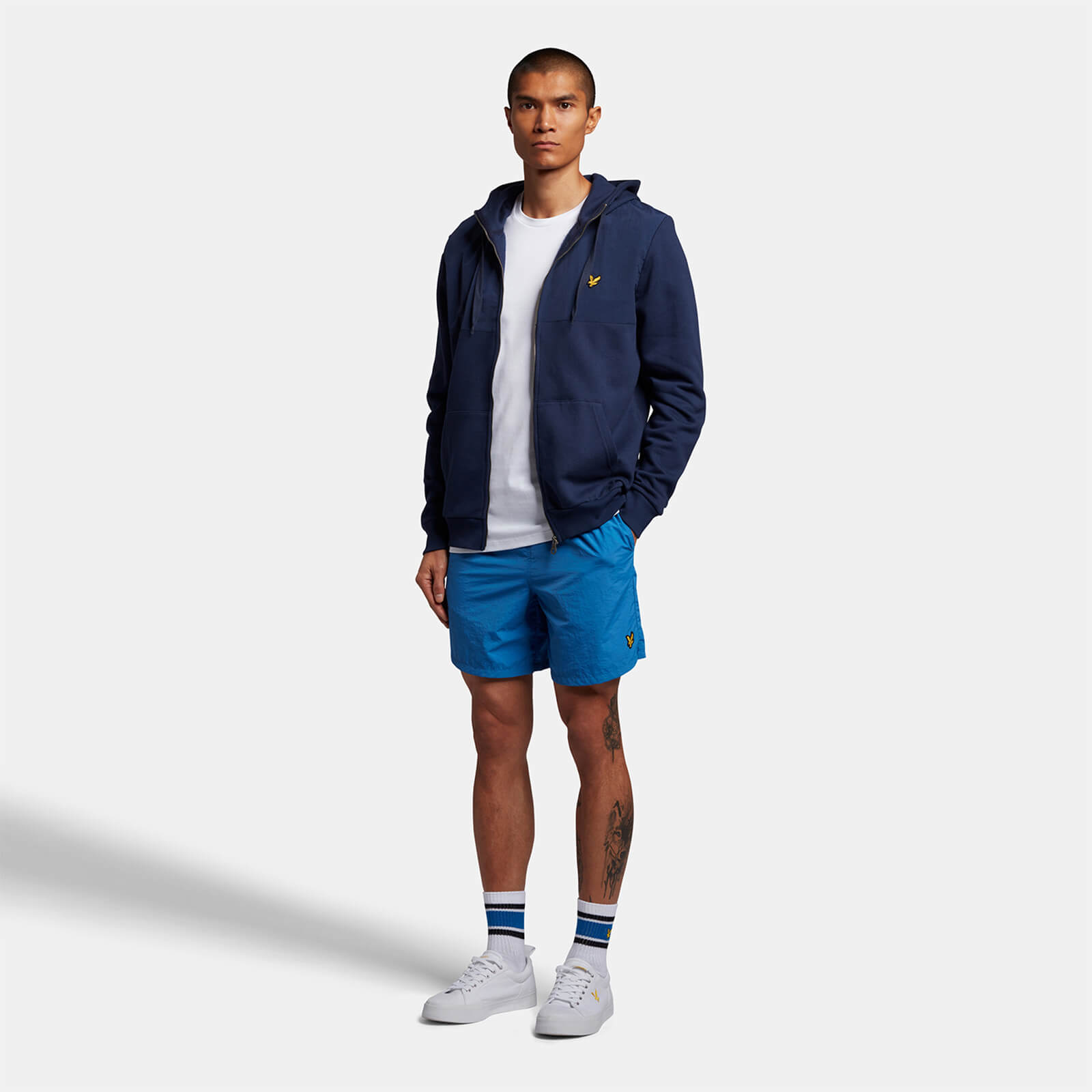 

Men's Plain Swim Short - Spring Blue - XS