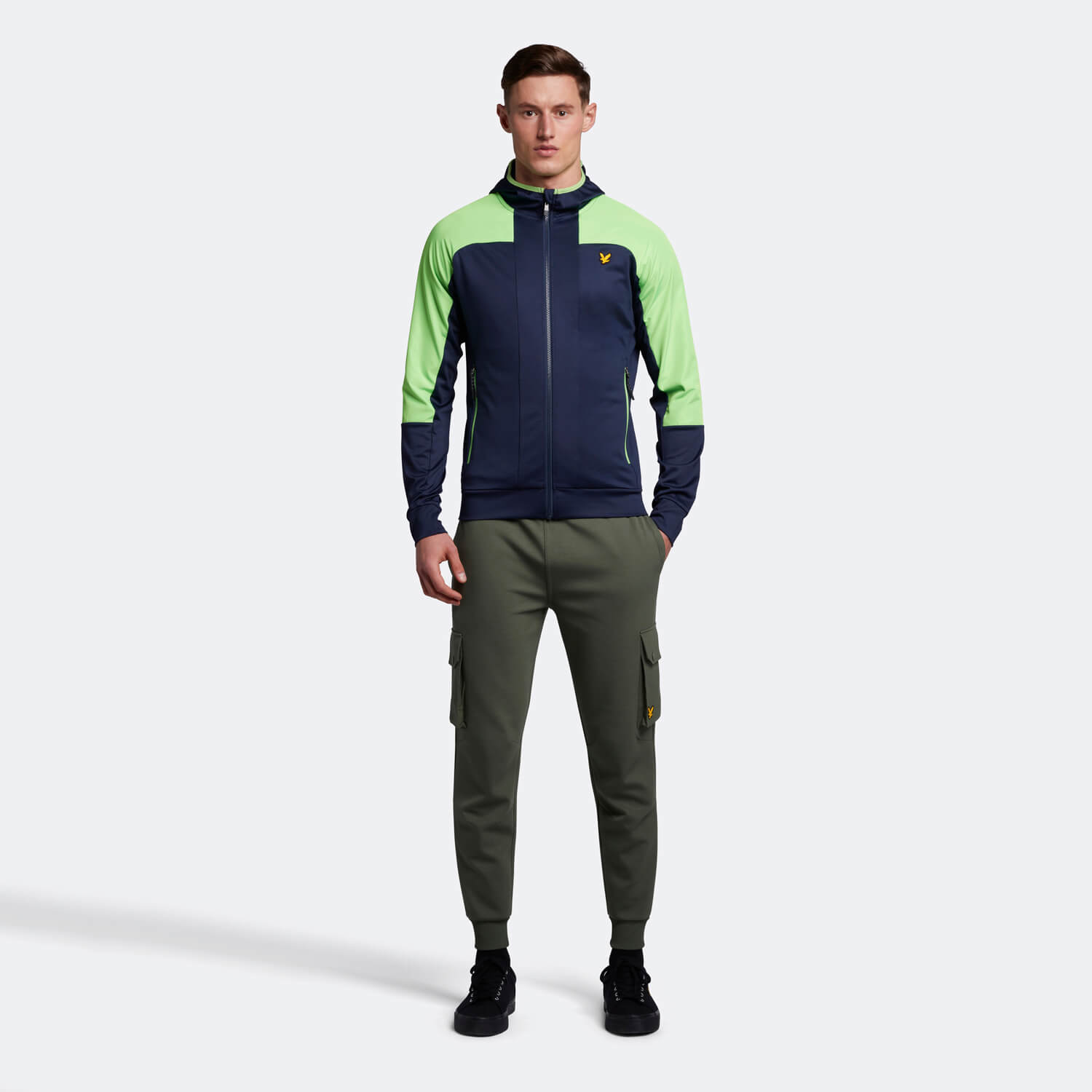 

Men's Fleece Trackies - Cactus Green - XXL