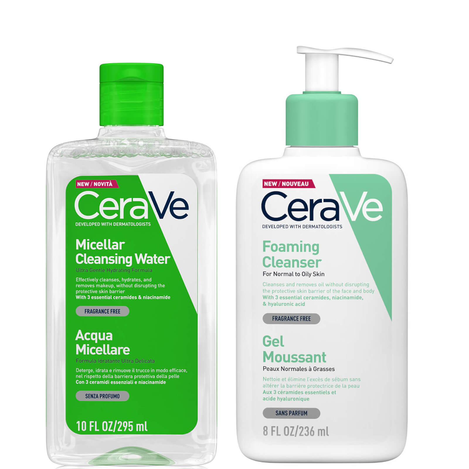 CeraVe Foaming Double Cleansing Duo