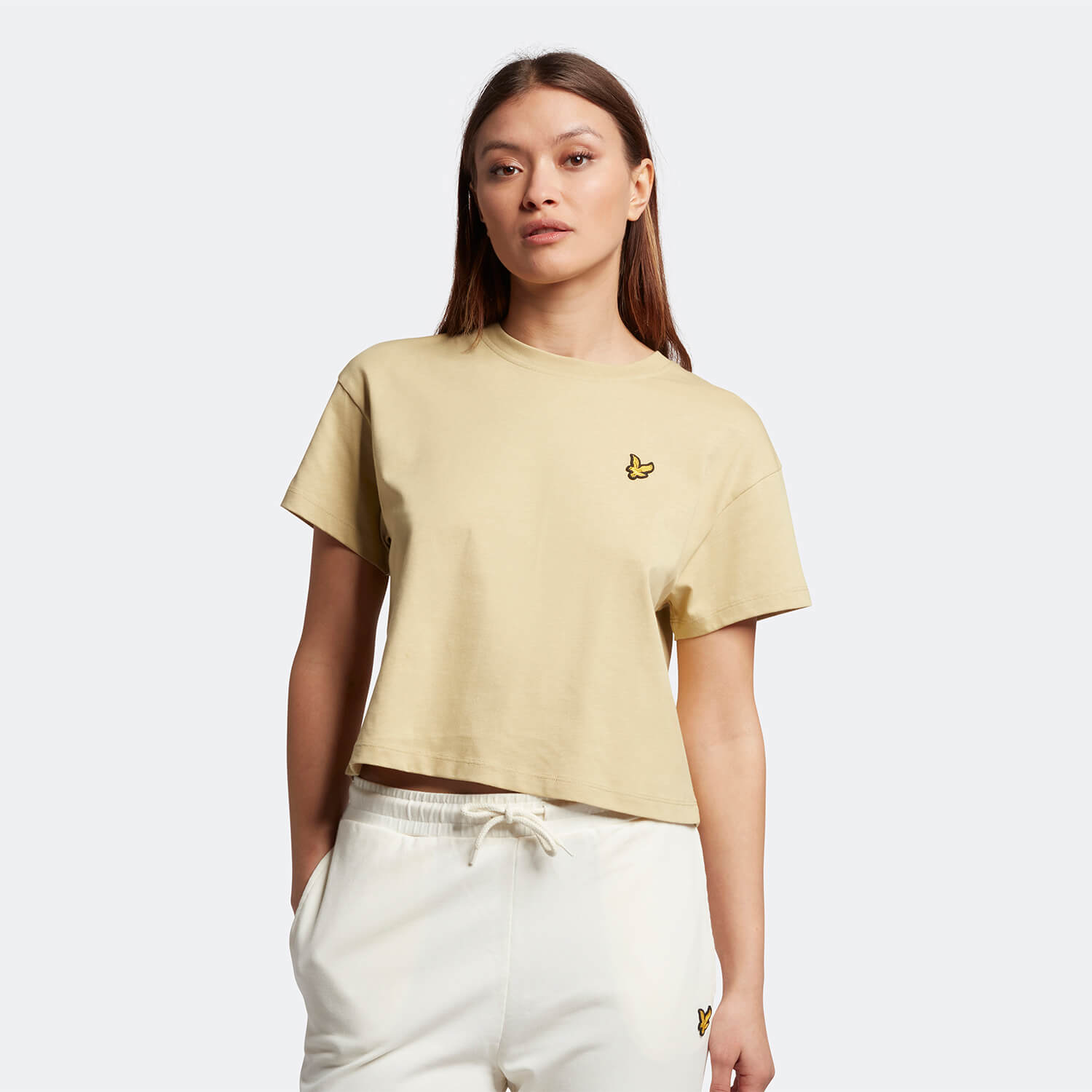 

Women's Cropped T-Shirt - Natural Green - 12