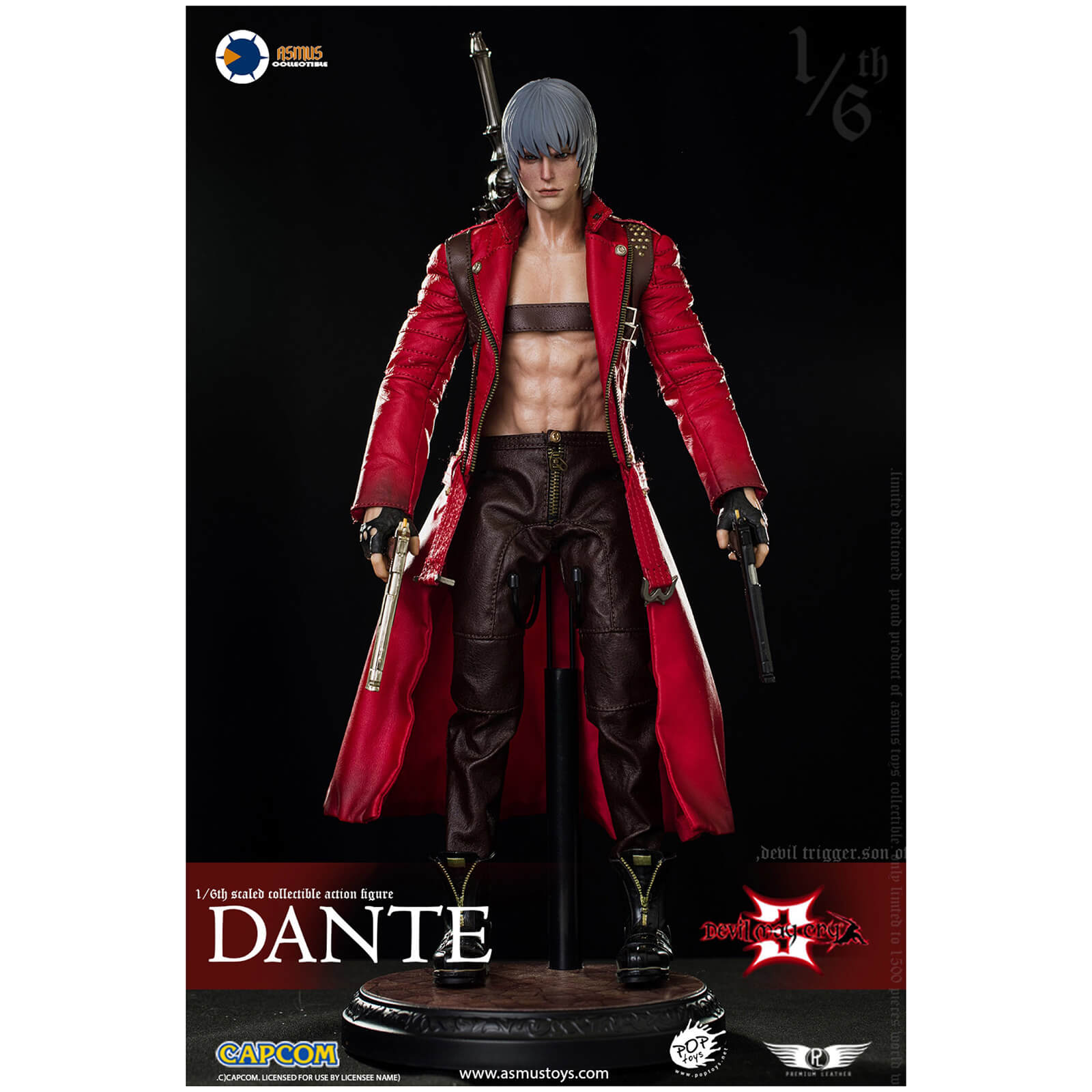 Asmus Toys Devil May Cry III Sixth Scale Figure - Dante