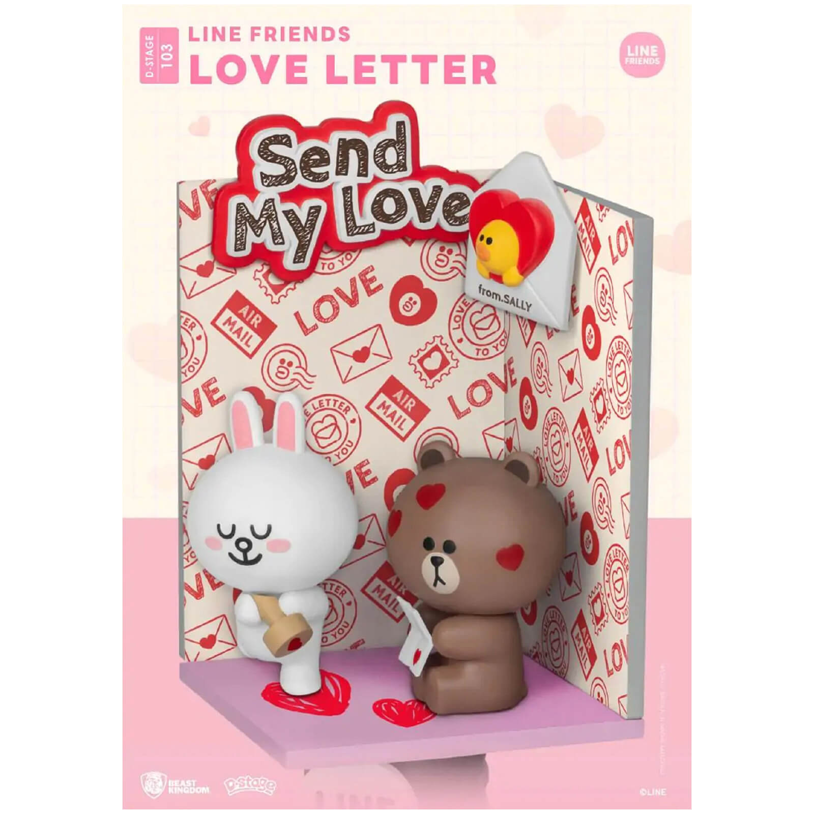 Beast Kingdom Line Friends D-Stage Diorama - Love Letter