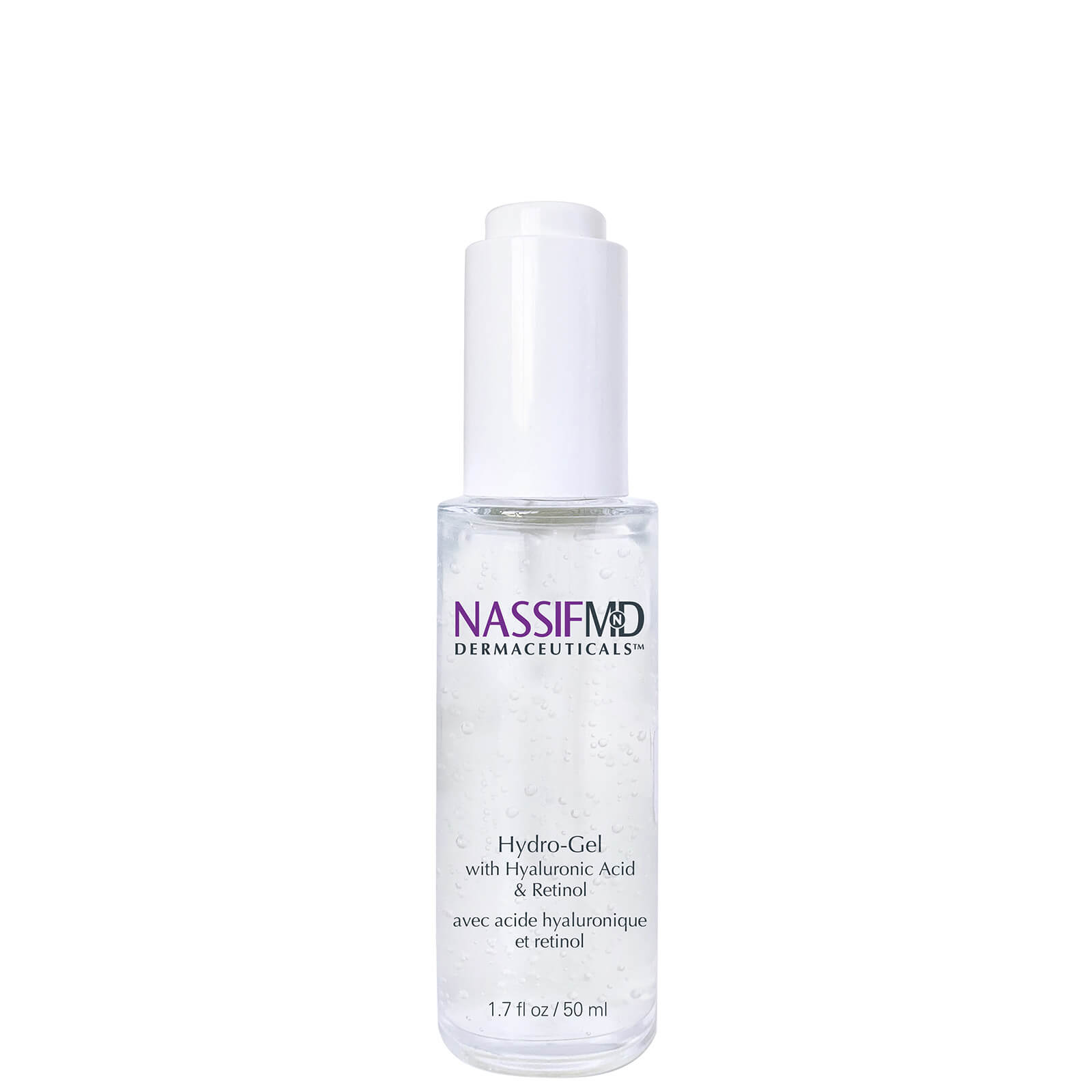 NassifMD Dermaceuticals Hydro-Gel with Hyaluronic Acid, Retinol and Salicylic Acid 50ml
