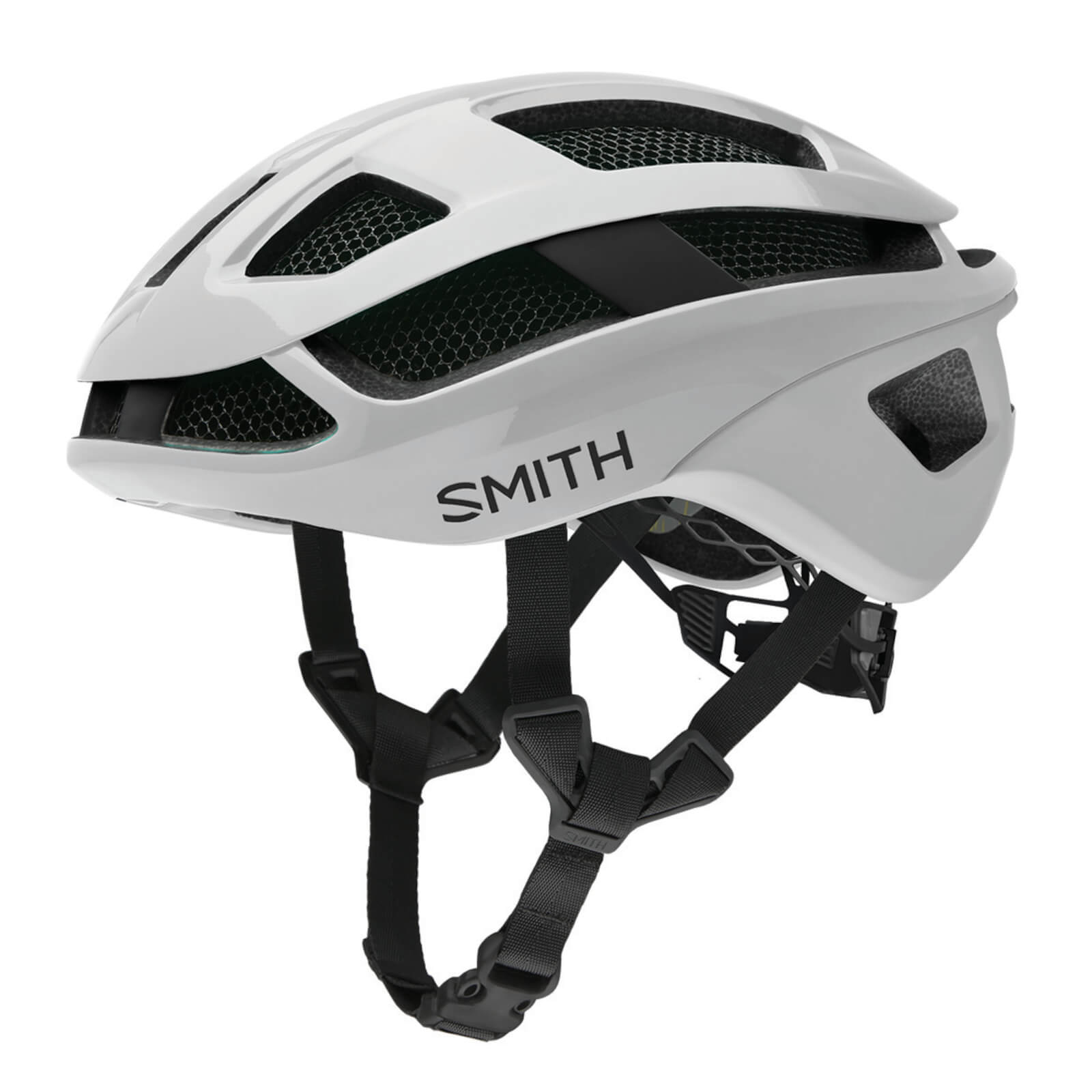 Smith Trace MIPS Road Helmet – Large – White Matte White