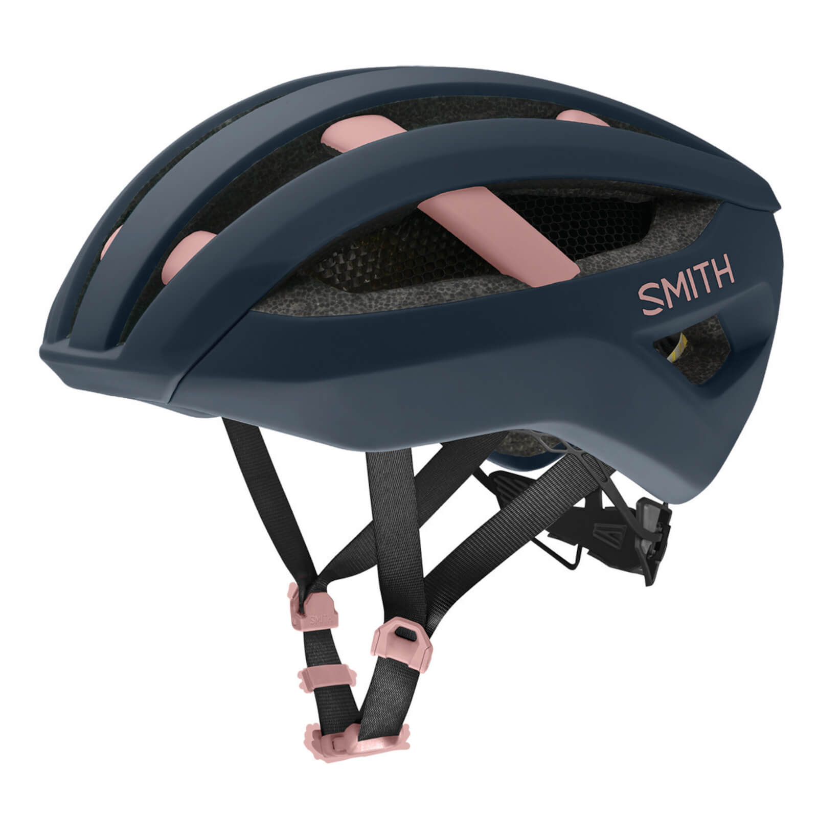 Smith Network MIPS Road Helmet - Medium - Matte French Navy Rock Salt