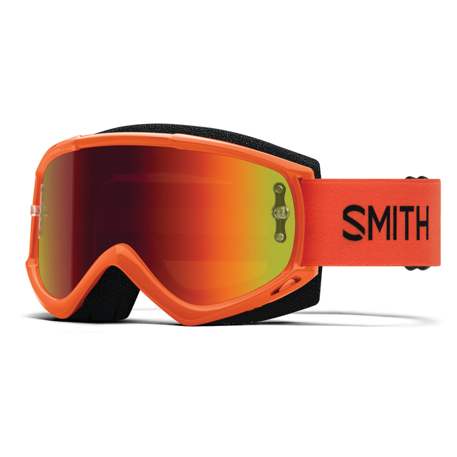 Smith Fuel V.1 MAX MTB Goggles - Cinder - Red Mirror Antifog