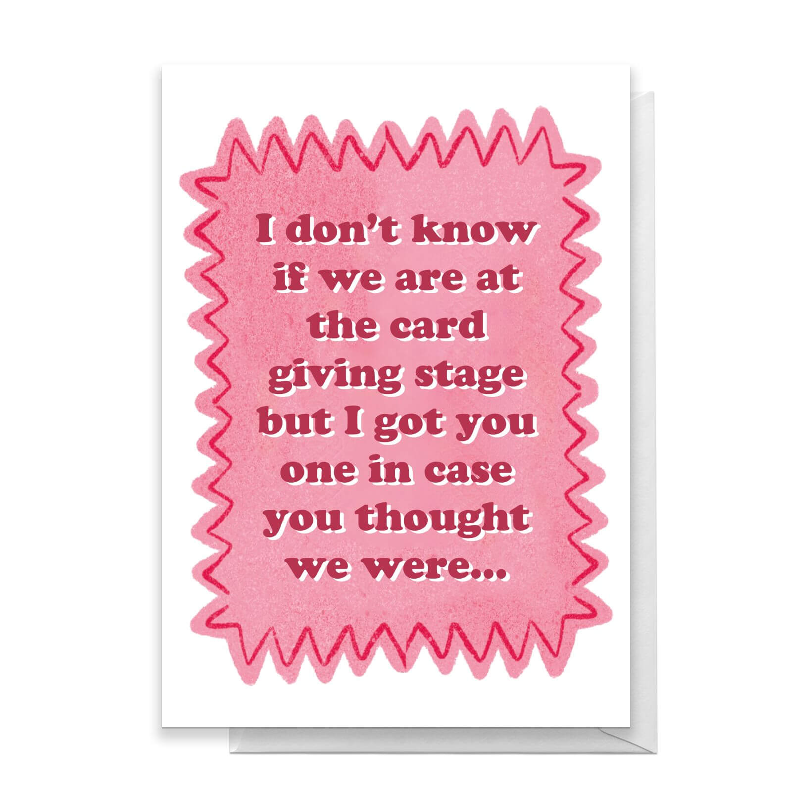 The Card Giving Stage Greetings Card - Standard Card