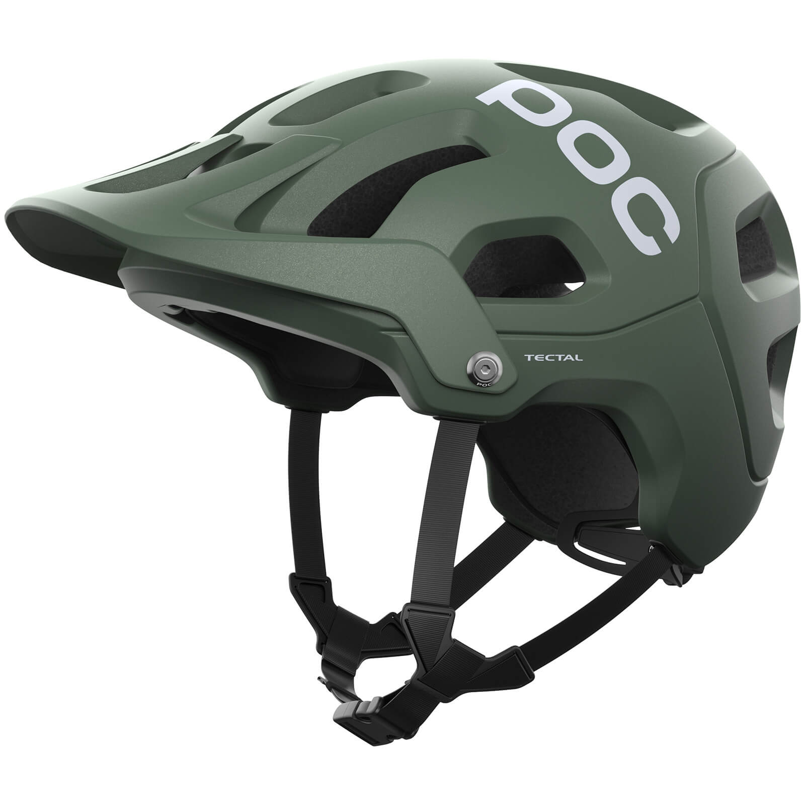 POC Tectal MTB Helmet - S - Epidote Green Metallic/Matt