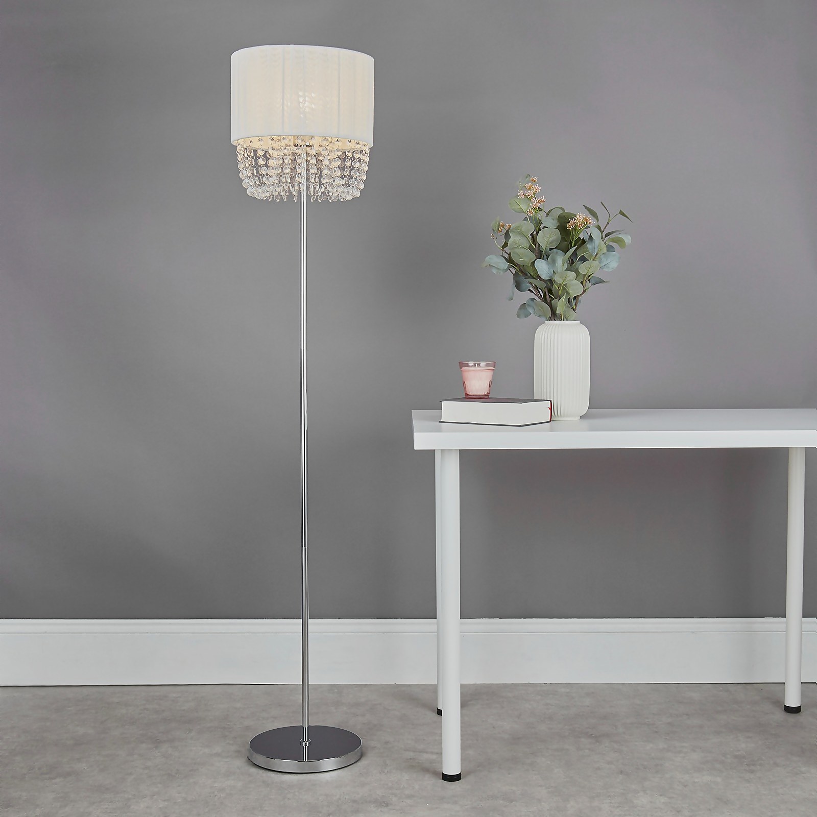 Bellano Floor Lamp - White