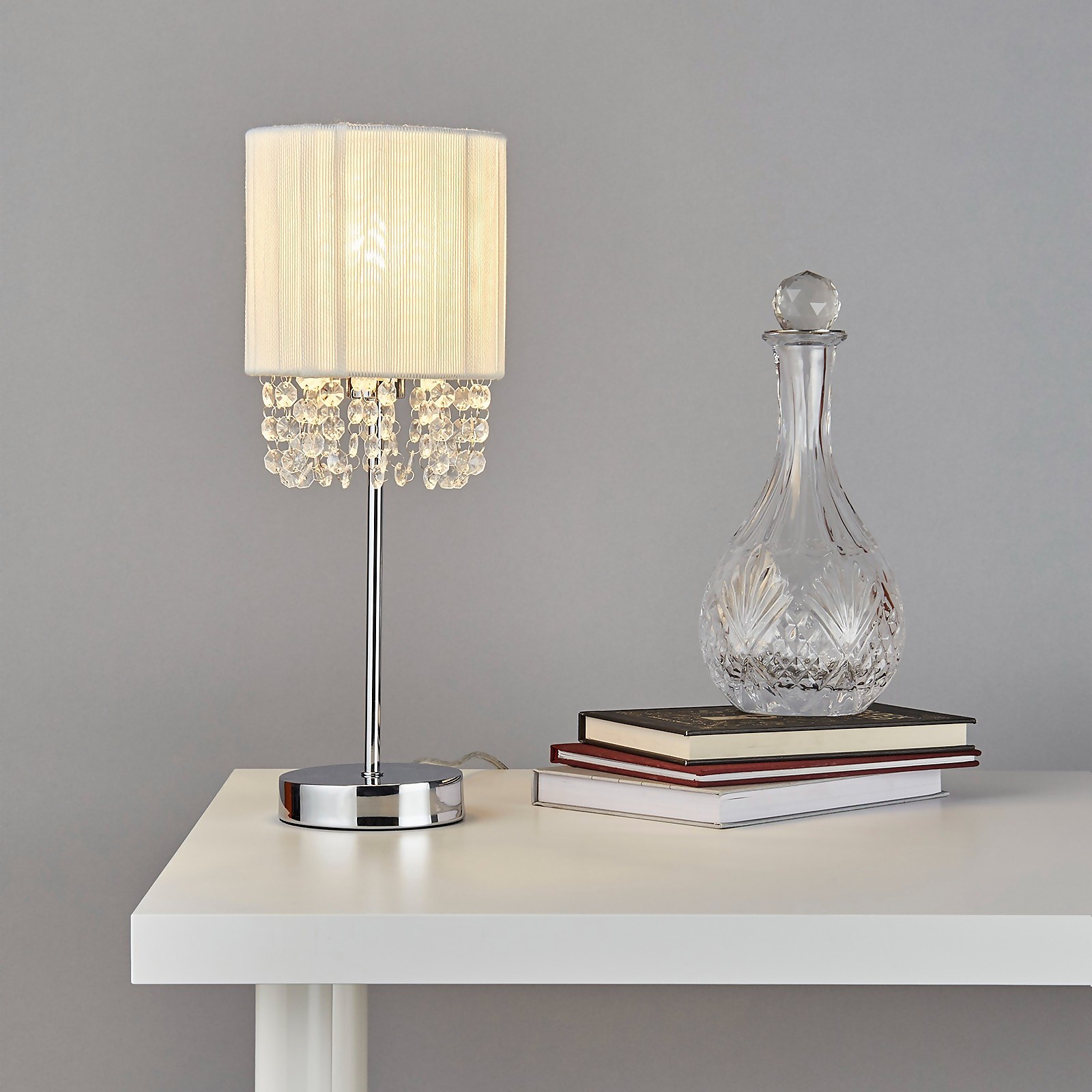 Photo of Bellano Table Lamp - White