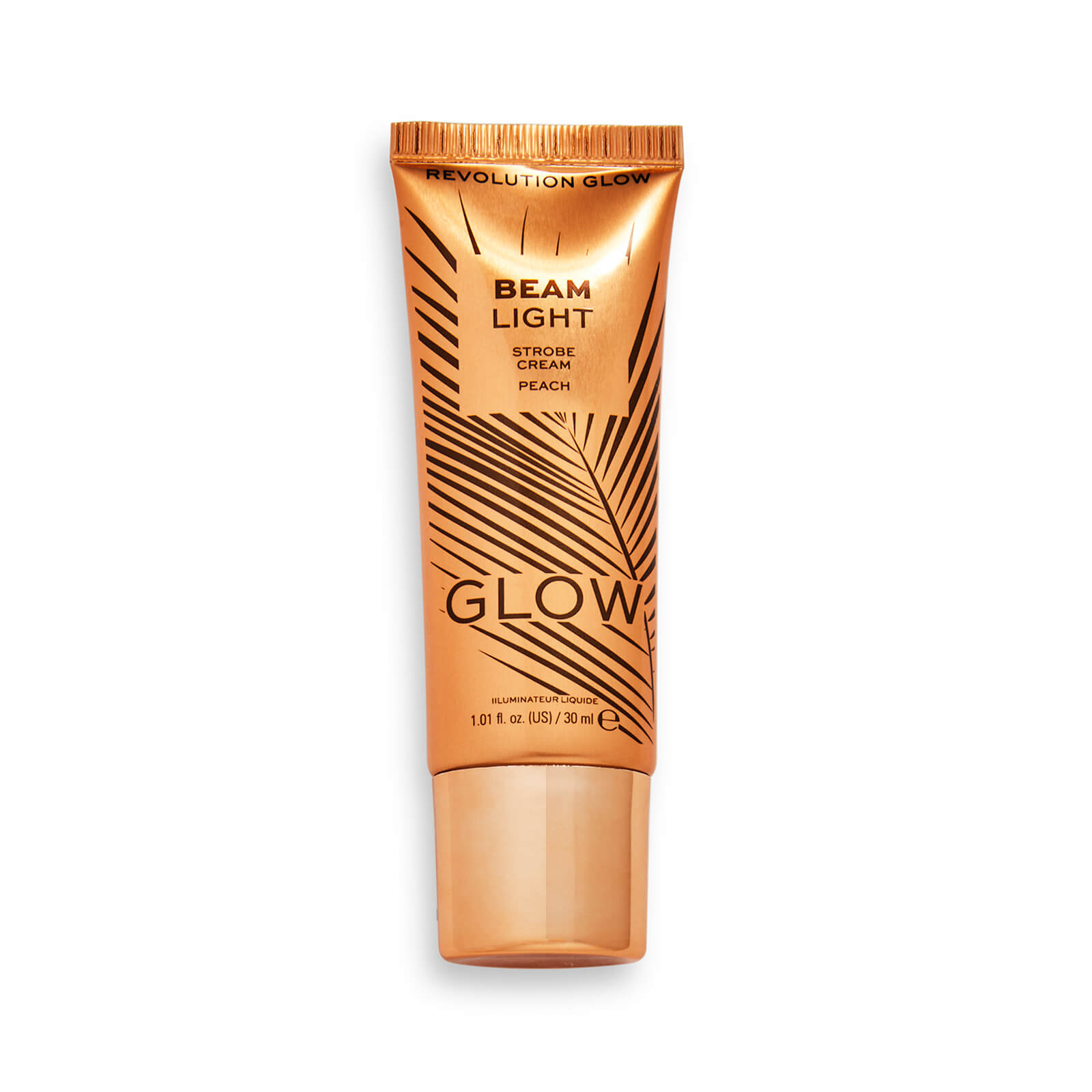 Makeup Revolution Glow Beam Light Strobe Cream 30ml (Various Shades) - Peach