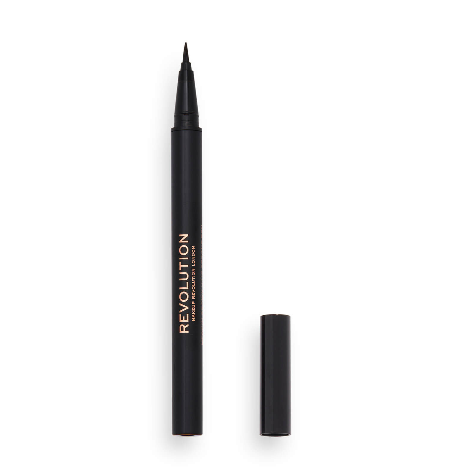 Photos - Eye / Eyebrow Pencil Makeup Revolution Hair Stroke Brow Pen 0.5ml  - Dark Brown (Various Shades)