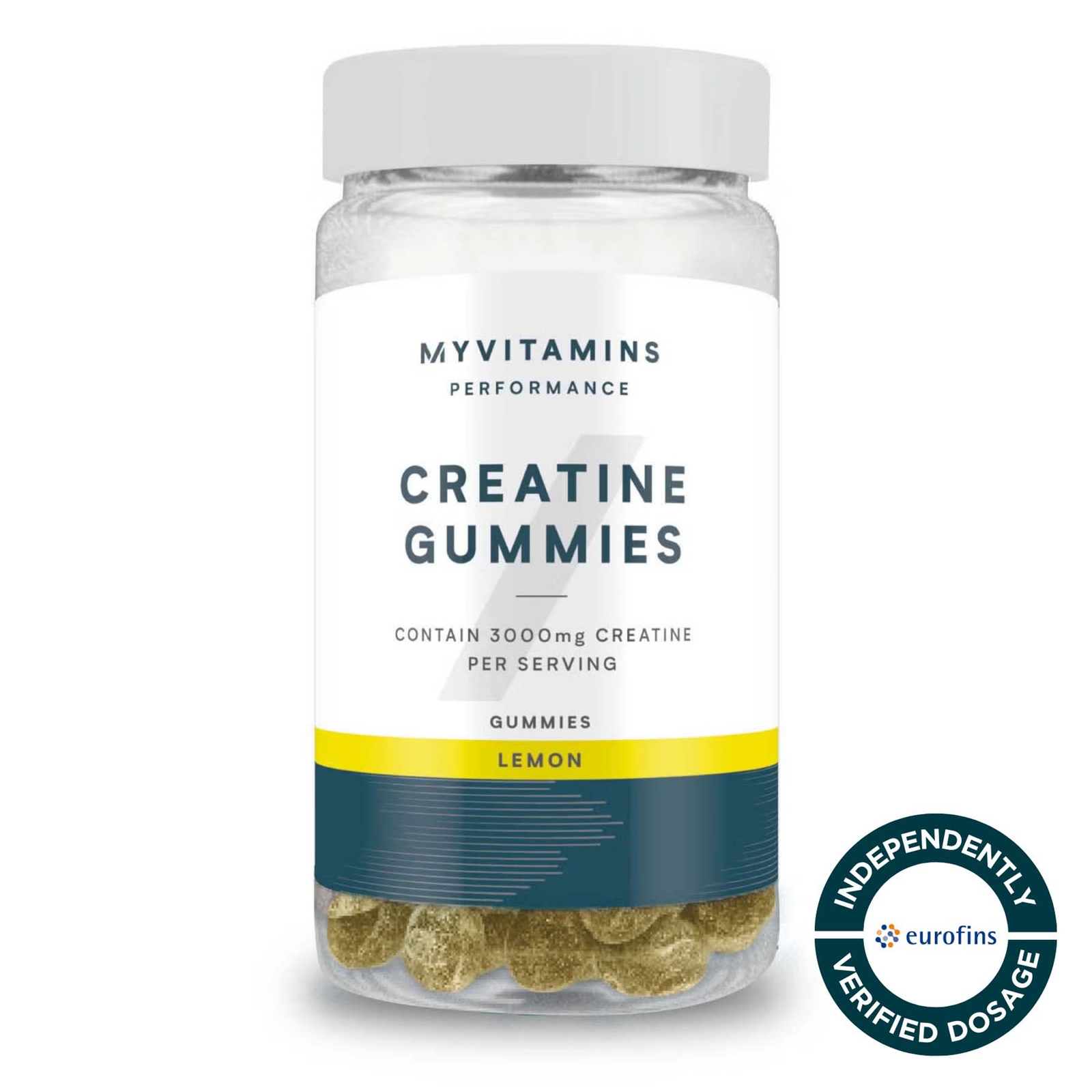 Myprotein UK Myvitamins Creatine Gummies - 15servings - Lemon