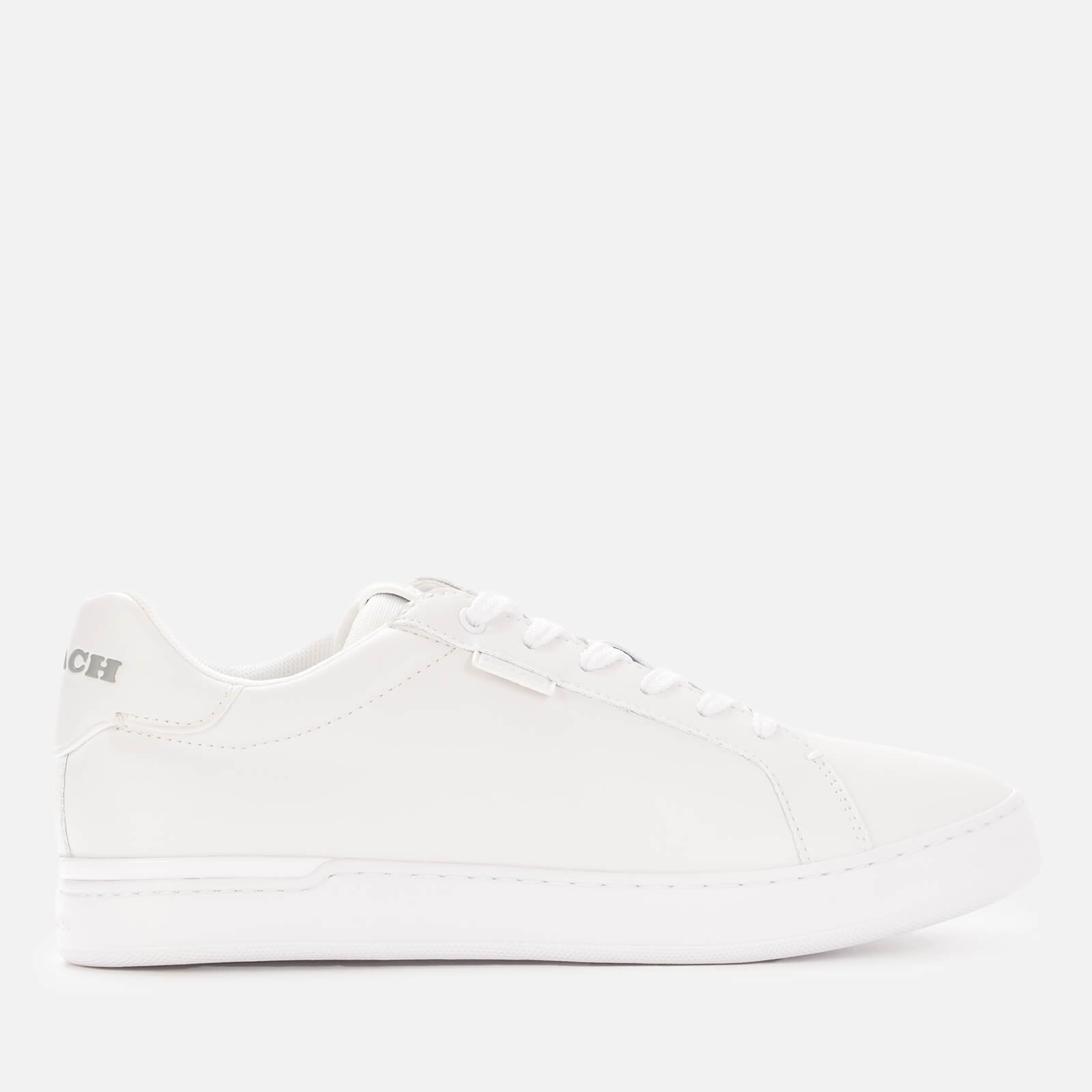 Coach Men's Lowline Leather Low Top Trainers - Optic White - UK 8.5