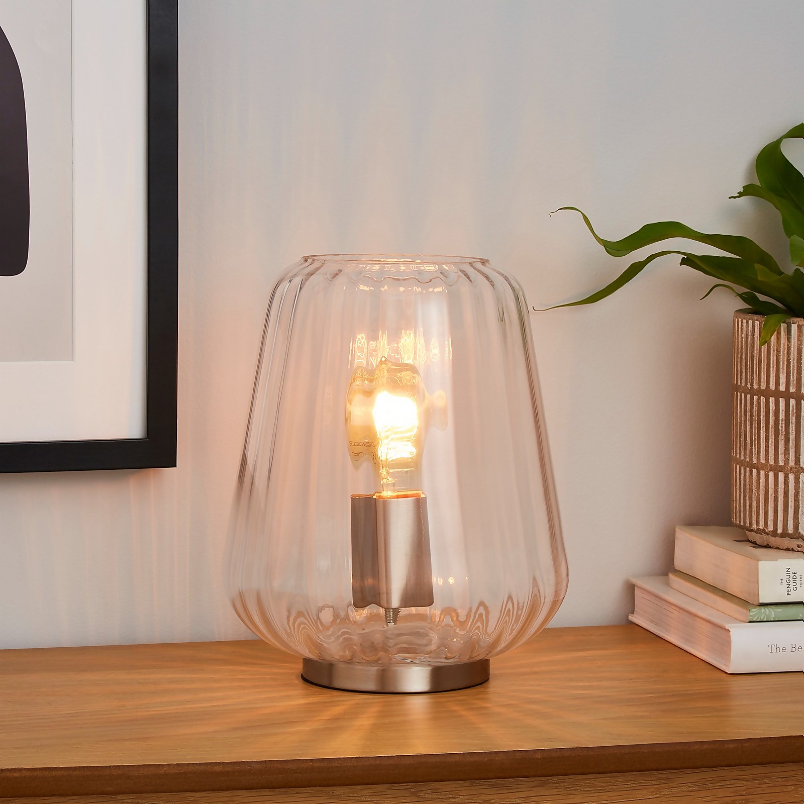 Photo of Adore Glass Table Lamp - Clear