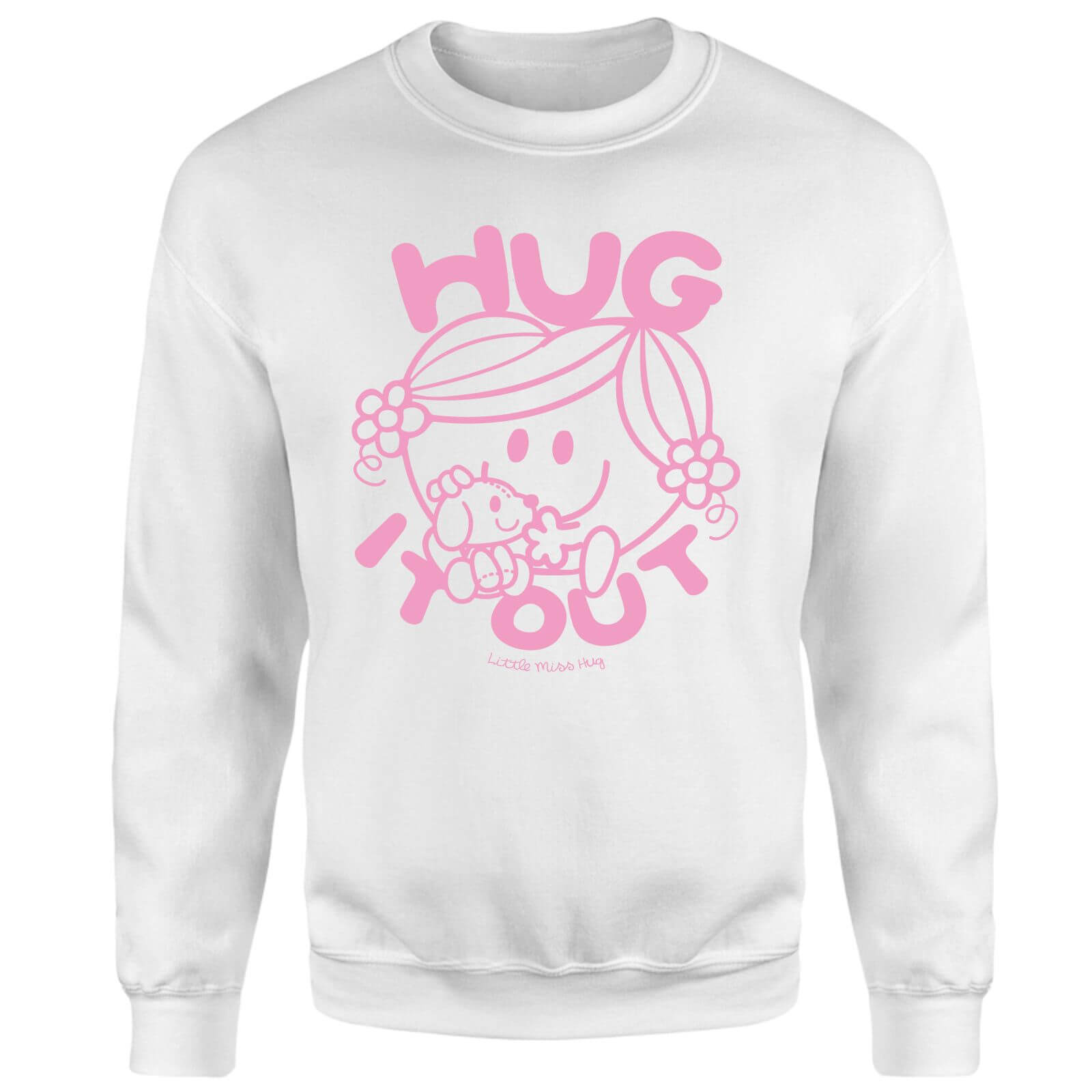 Mr Men & Little Miss Little Miss Hug Hug It Out Sweatshirt - White - XS - White