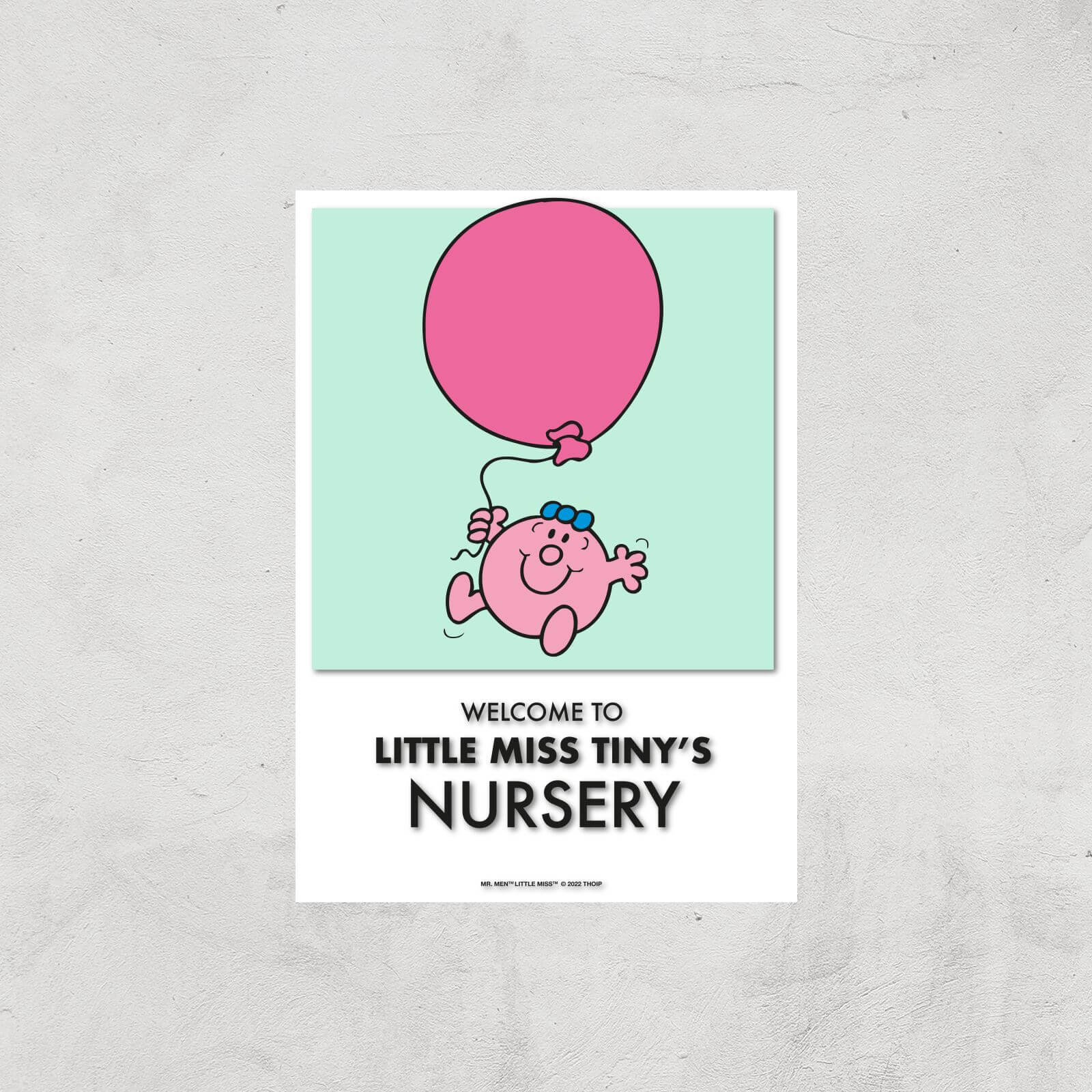 Mr Men & Little Miss Little Miss Tiny's Nursery Giclee Art Print - A2 - Print Only