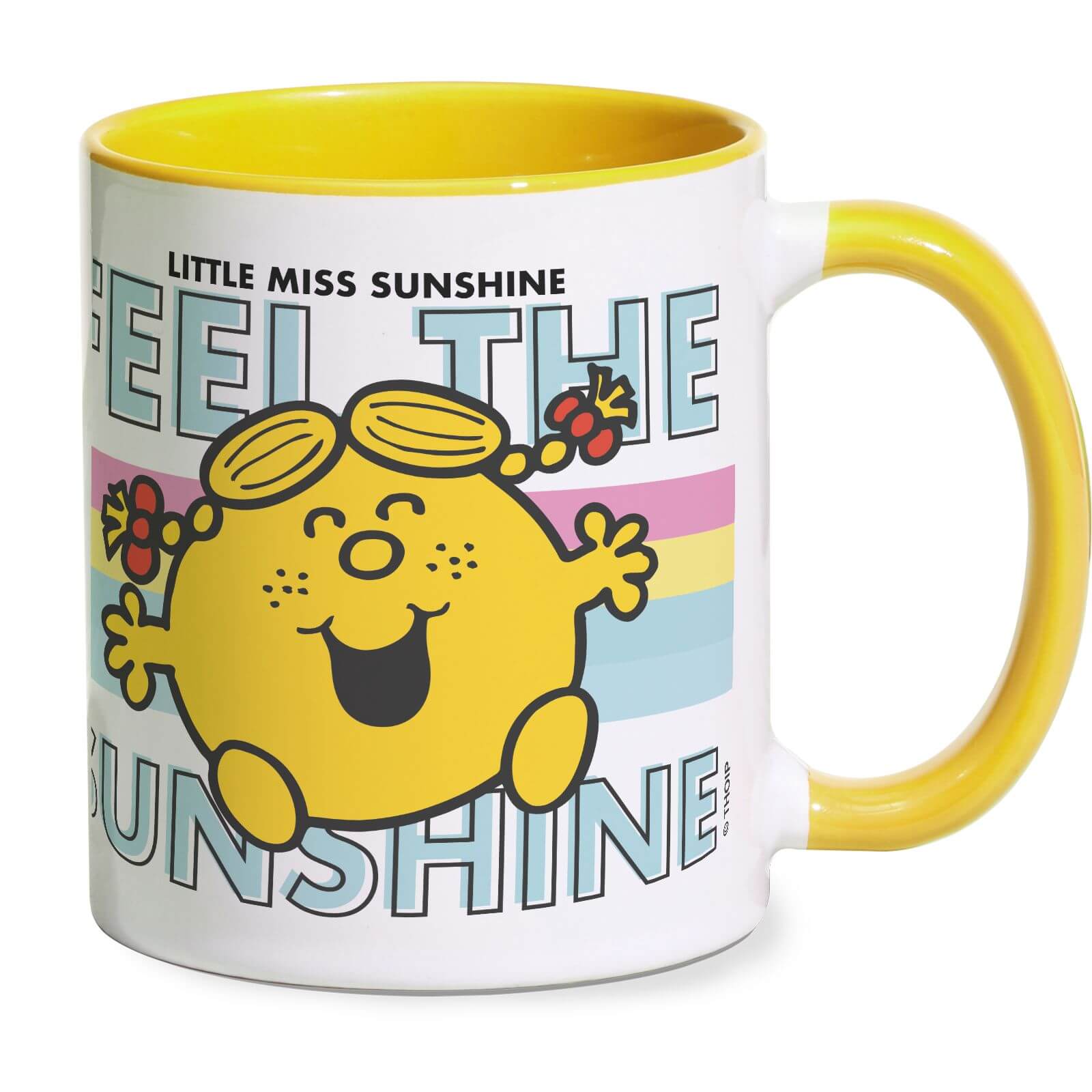 Mr Men & Little Miss Little Miss Sunshine Feel The Sunshine Mug - Yellow