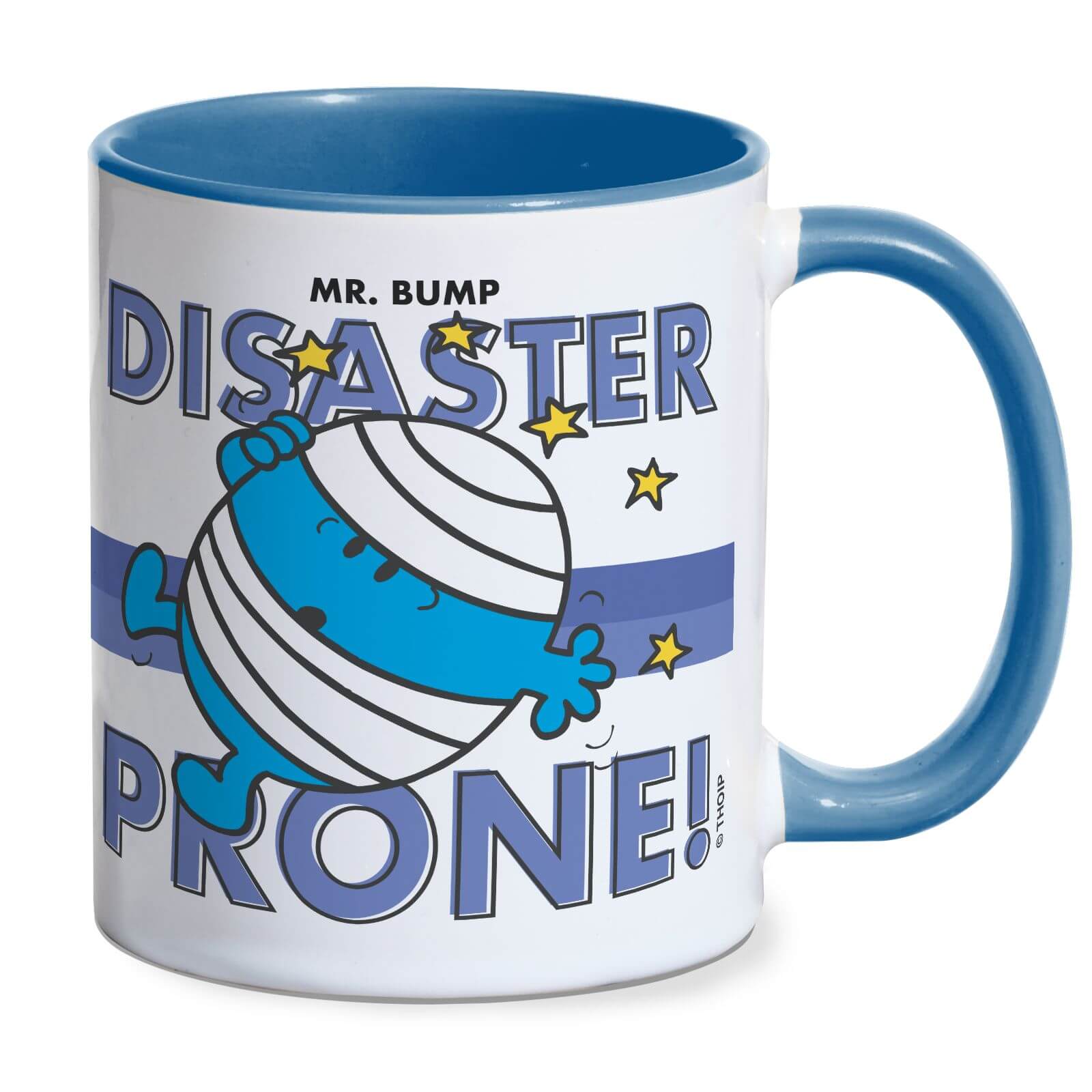 Mr Men & Little Miss Mr. Bump Disaster Prone! Mug - Blue