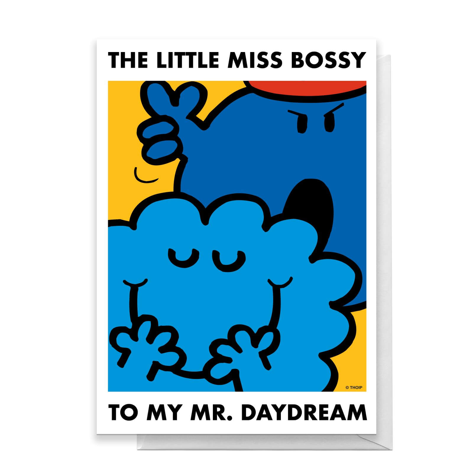 Mr Men & Little Miss The Little Miss Bossy To My Mr. Daydream Greetings Card - Standard Card