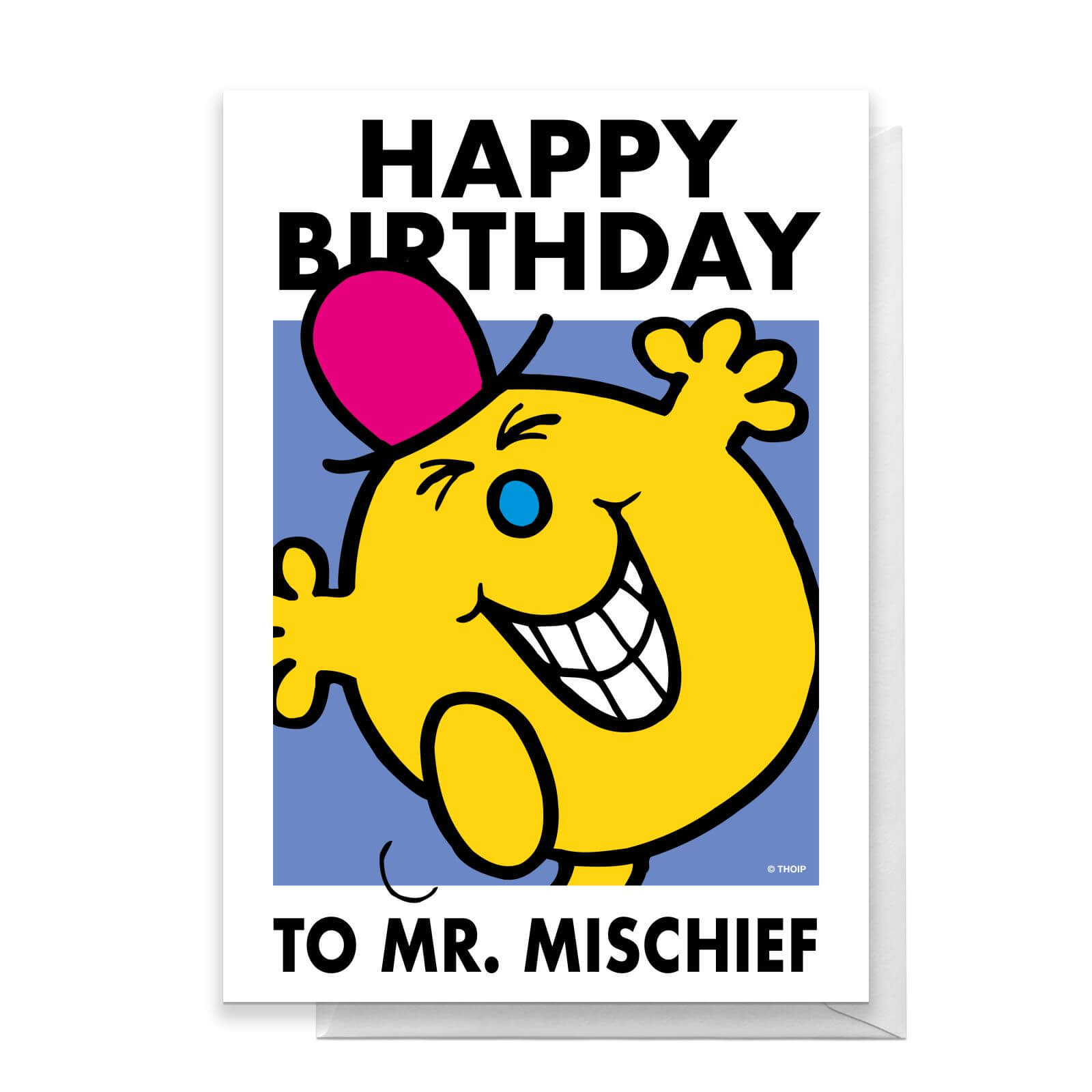 Mr Men & Little Miss Happy Birthday To Mr. Mischief Greetings Card - Standard Card