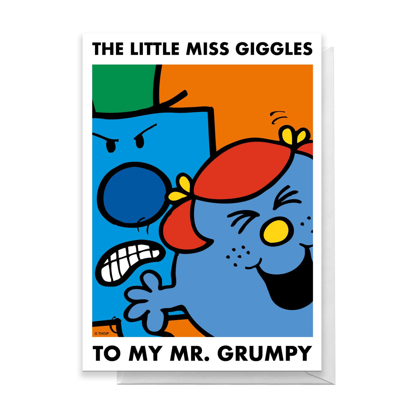 Mr Men & Little Miss The Little Miss Giggles To My Mr. Grumpy Greetings Card - Standard Card
