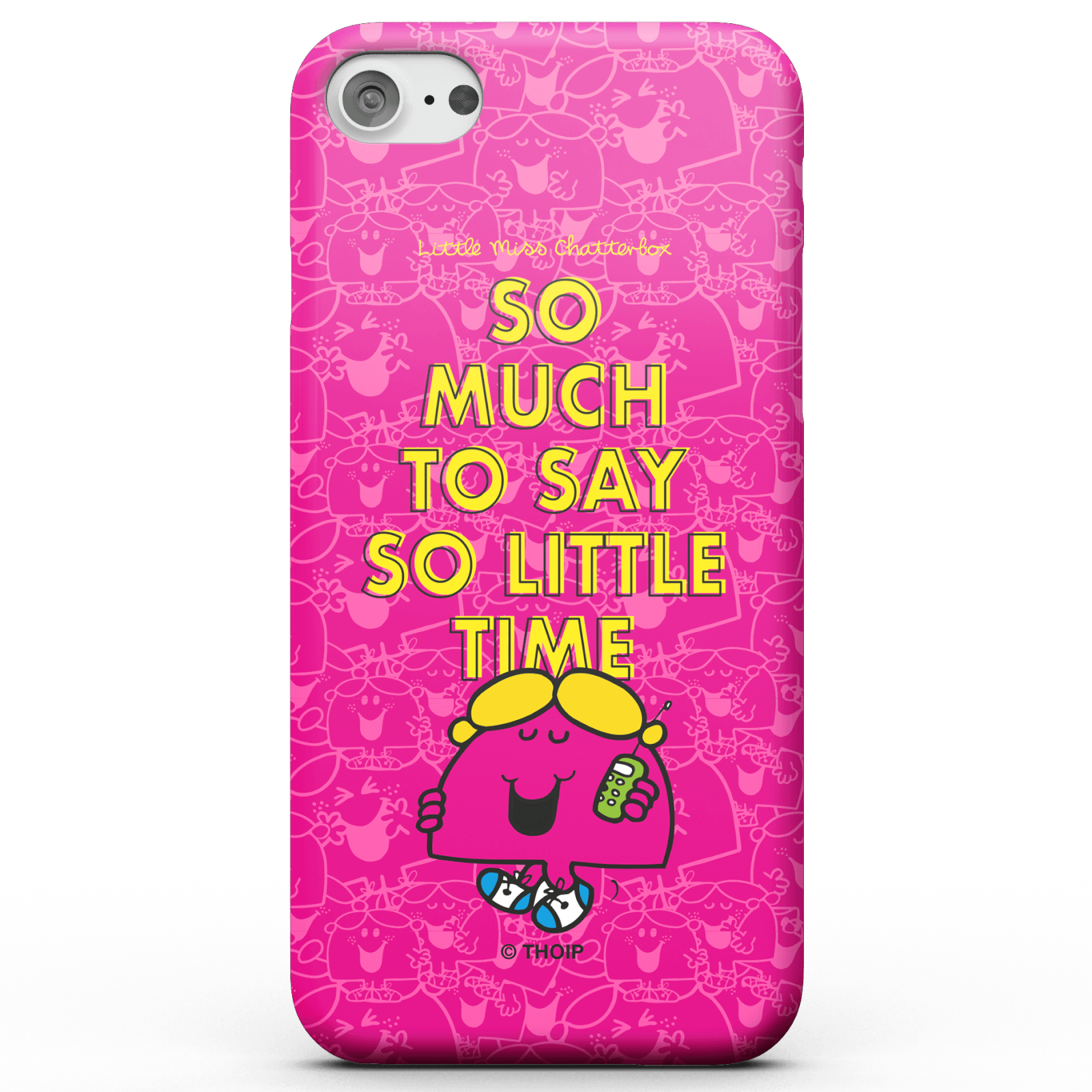 Mr Men & Little Miss Little Miss Chatterbox So Much To Say So Little Time Phone Case for iPhone and Android - iPhone 5/5s - Snap Case - Matte