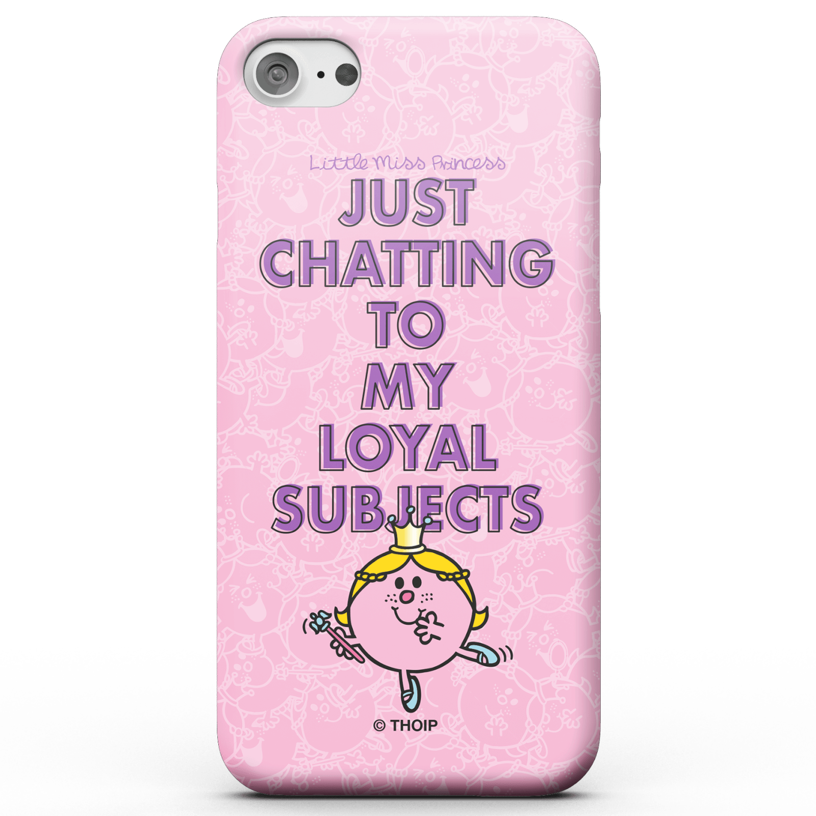 Mr Men & Little Miss Little Miss Princess Just Chatting To My Loyal Subjects Phone Case for iPhone and Android - iPhone 5/5s - Snap Case - Matte