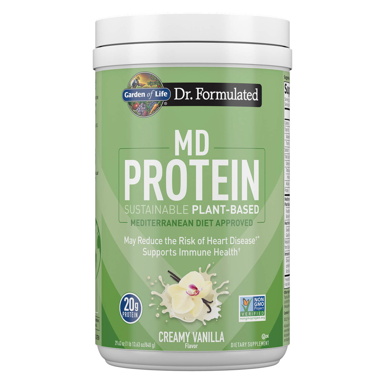 

Poudre de protéines d'orge MD Protein - Vanille - 635 g