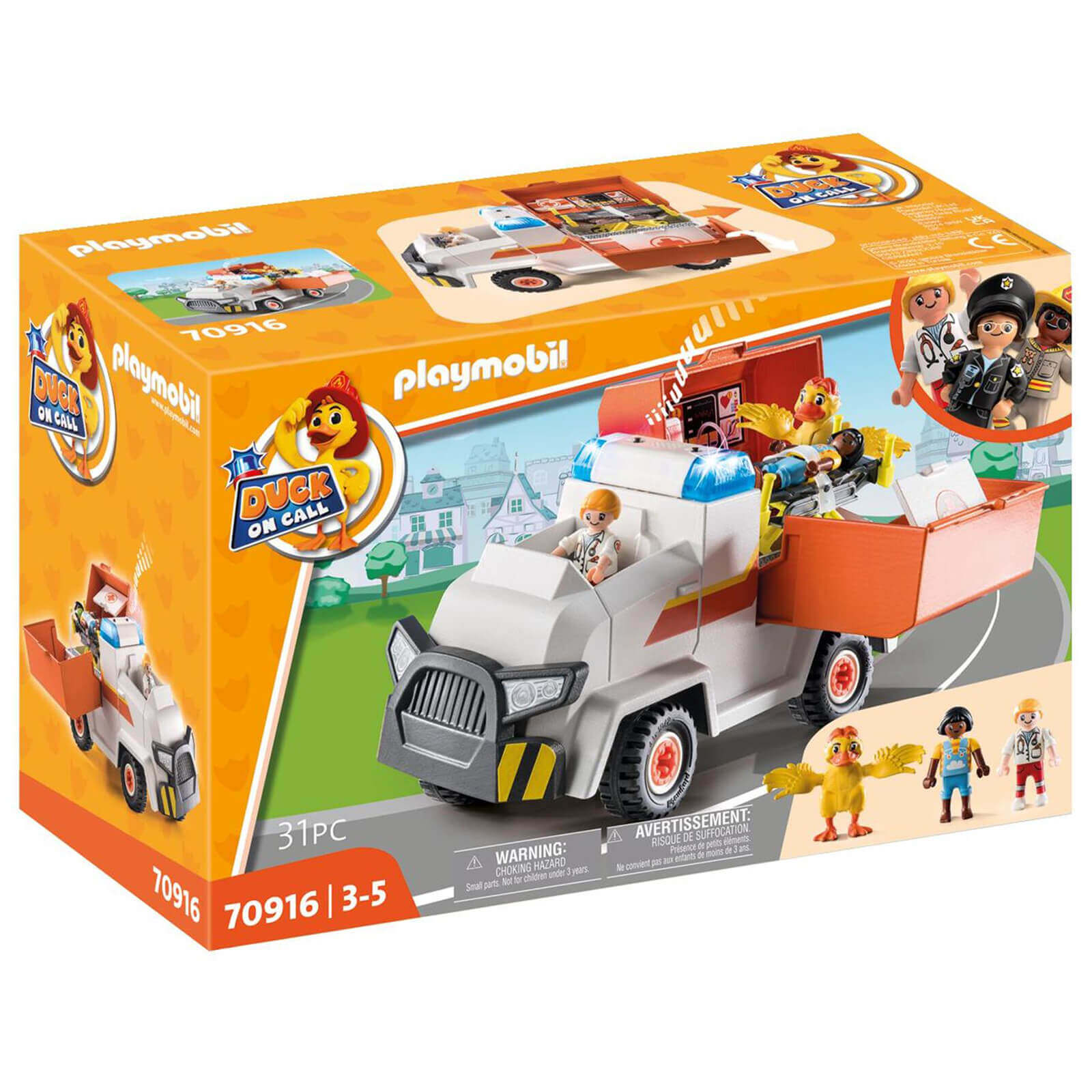 Playmobil D.O.C.  Ambulance Emergency Vehicle (70916)
