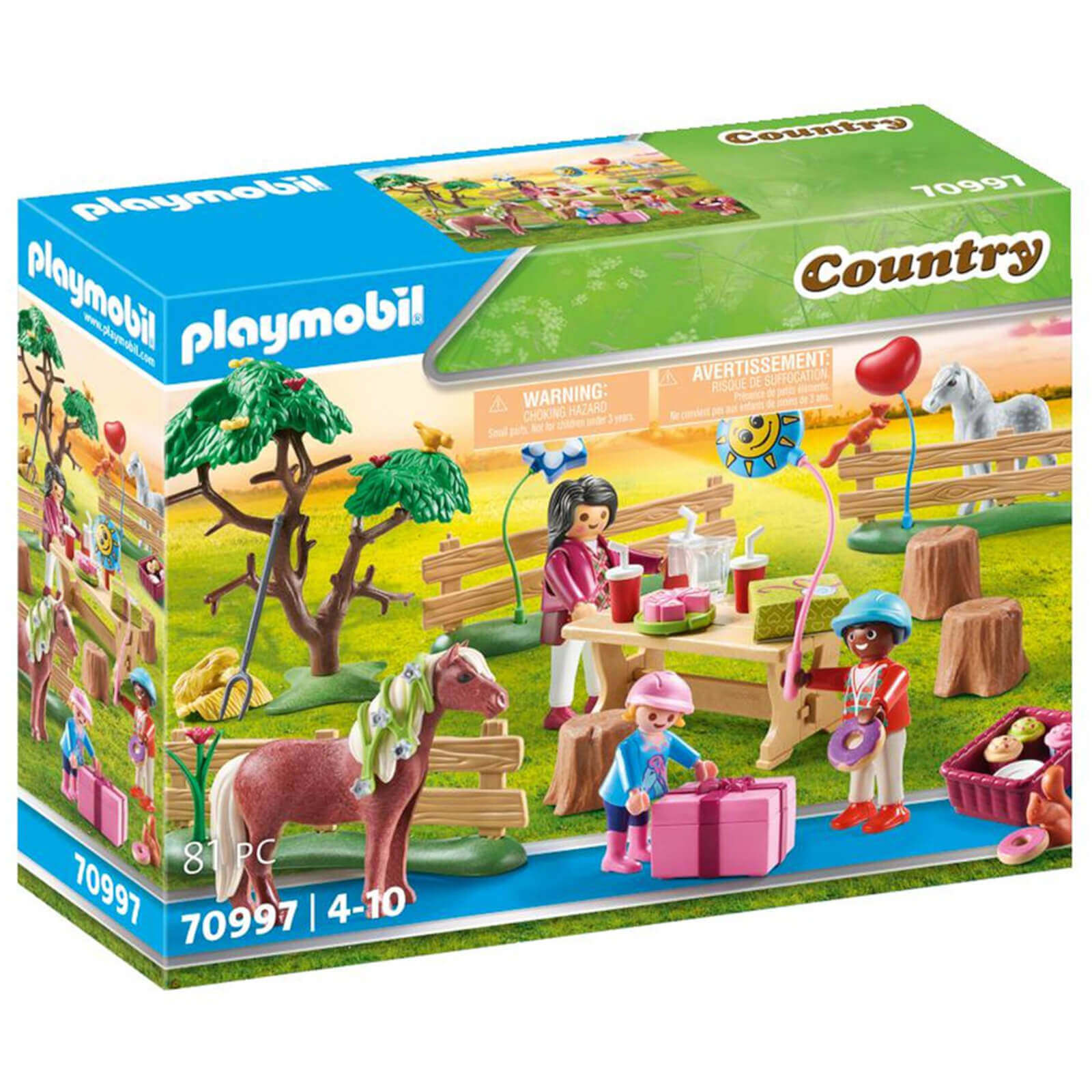 Playmobil Pony Farm Birthday Party (70997)