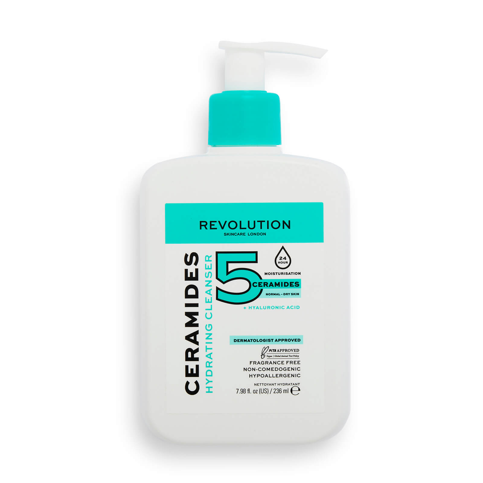 Image of Revolution Skincare Ceramides Hydrating Cleanser 236ml