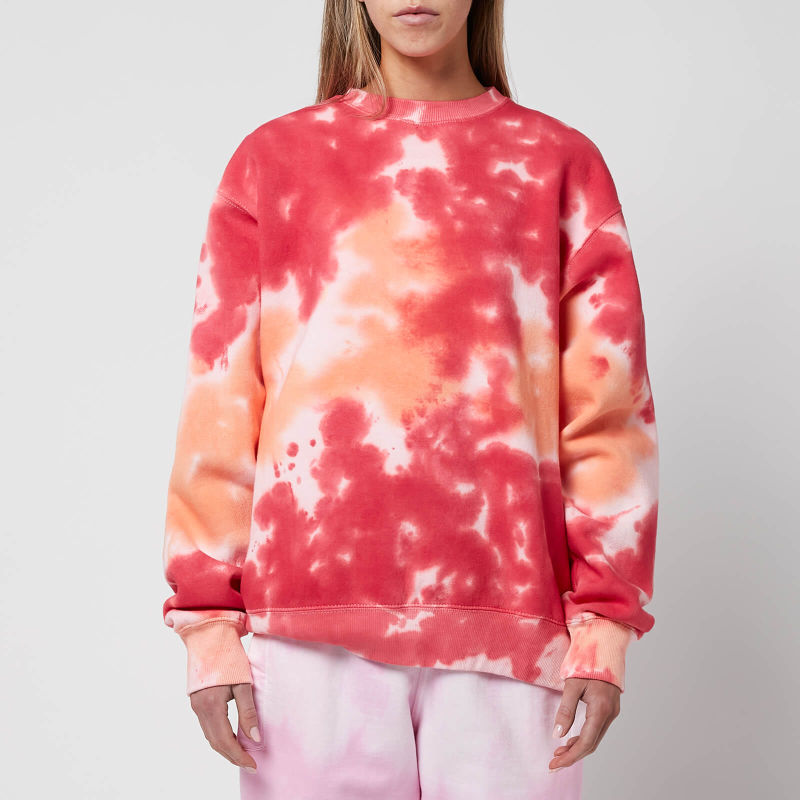 La Detresse Women's L’Orange Pullover Hoodie - Pink/Orange - XS