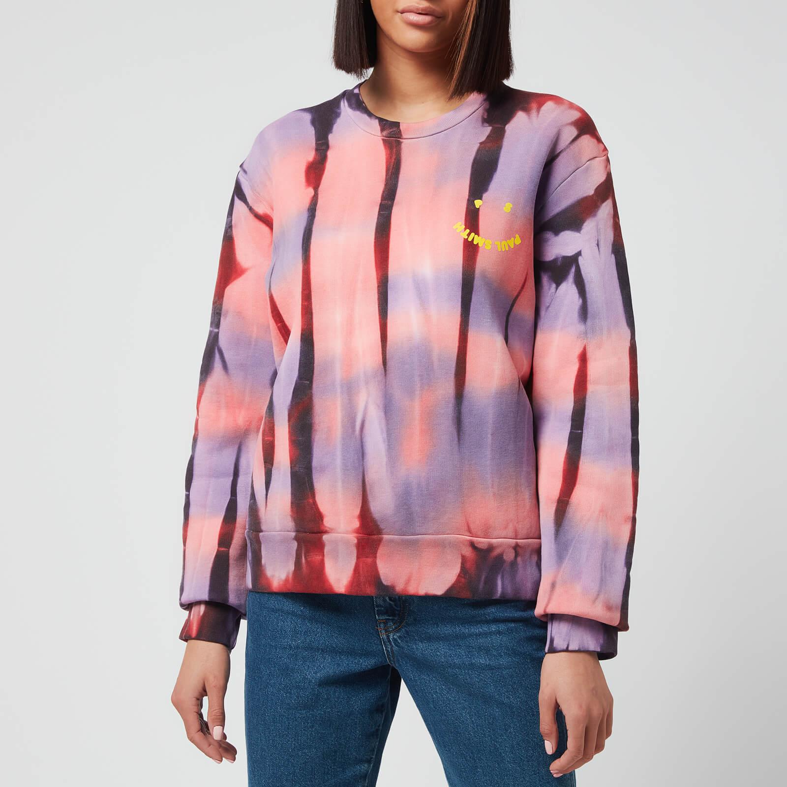 PS Paul Smith Women's Ps Happy Tie Dye Sweatshirt - Pink - XS