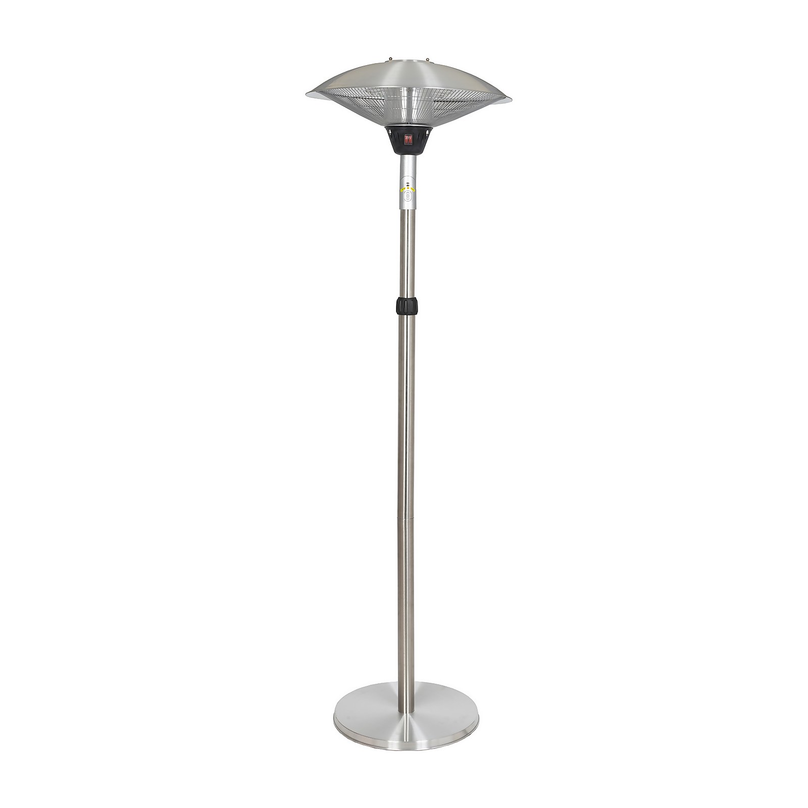 Photo of Silver Electric Freestanding Adjustable Patio Heater