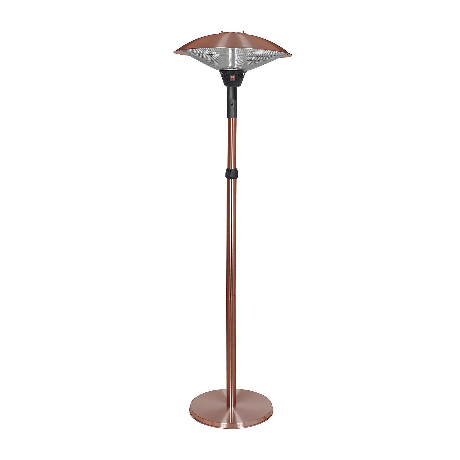 Photo of Copper Electric Freestanding Adjustable Patio Heater