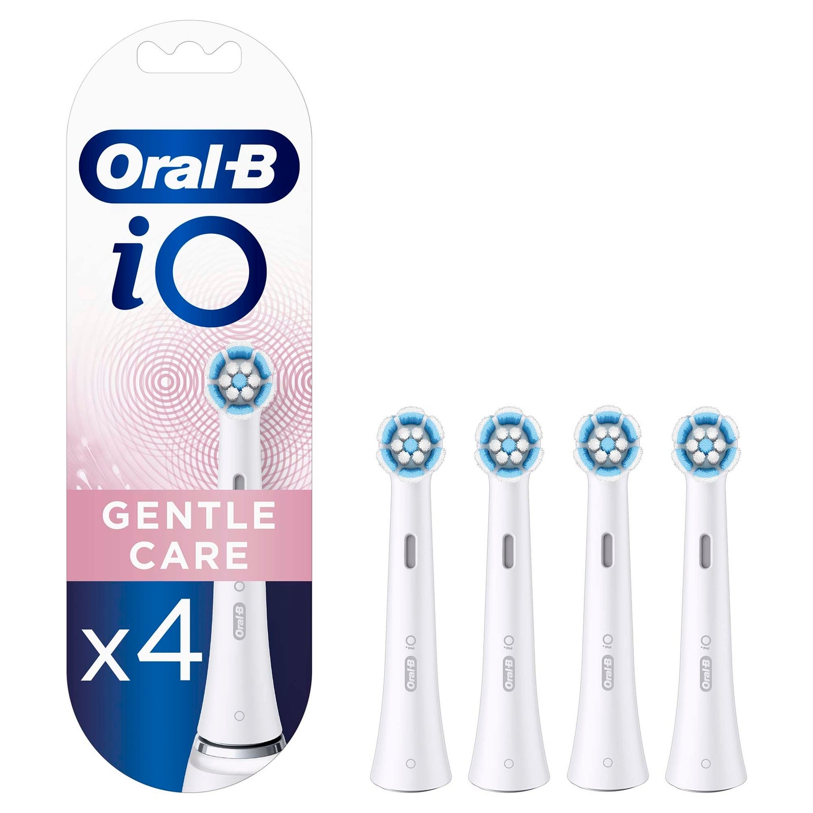 Oral B iO Gentle Care Toothbrush Heads  Pack of 4 Counts