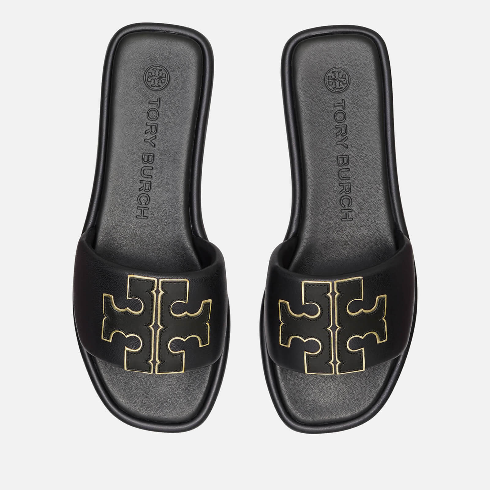 Tory Burch Women’s Double T Sport Slide Sandals - Black