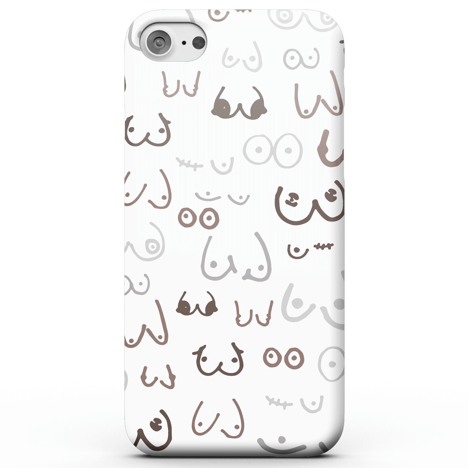 Multishade Boobs Phone Case for iPhone and Android - iPhone 5/5s - Snap Case - Matte