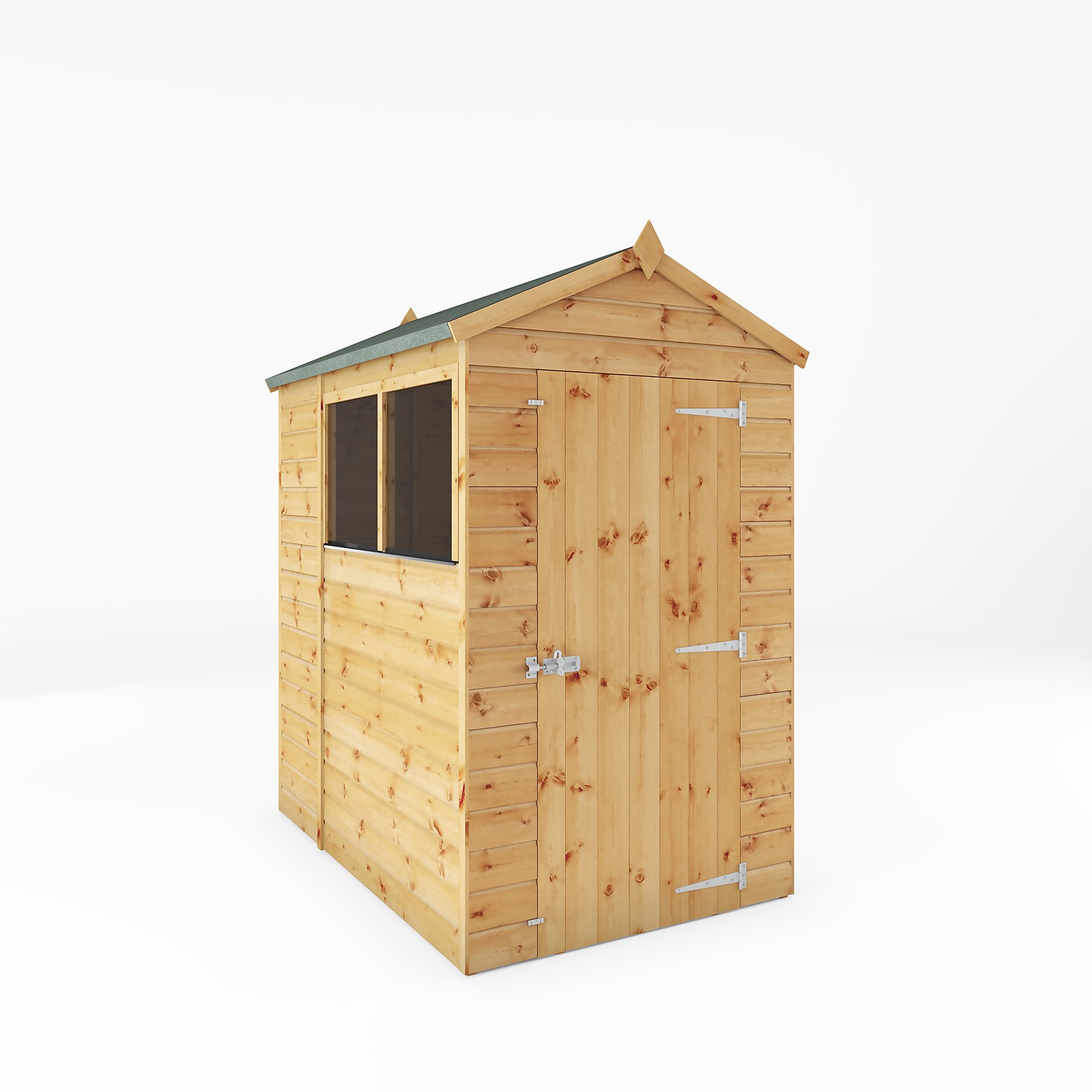 Mercia 6ft x 4ft Premium Shiplap Reverse Apex Shed - Including Installation
