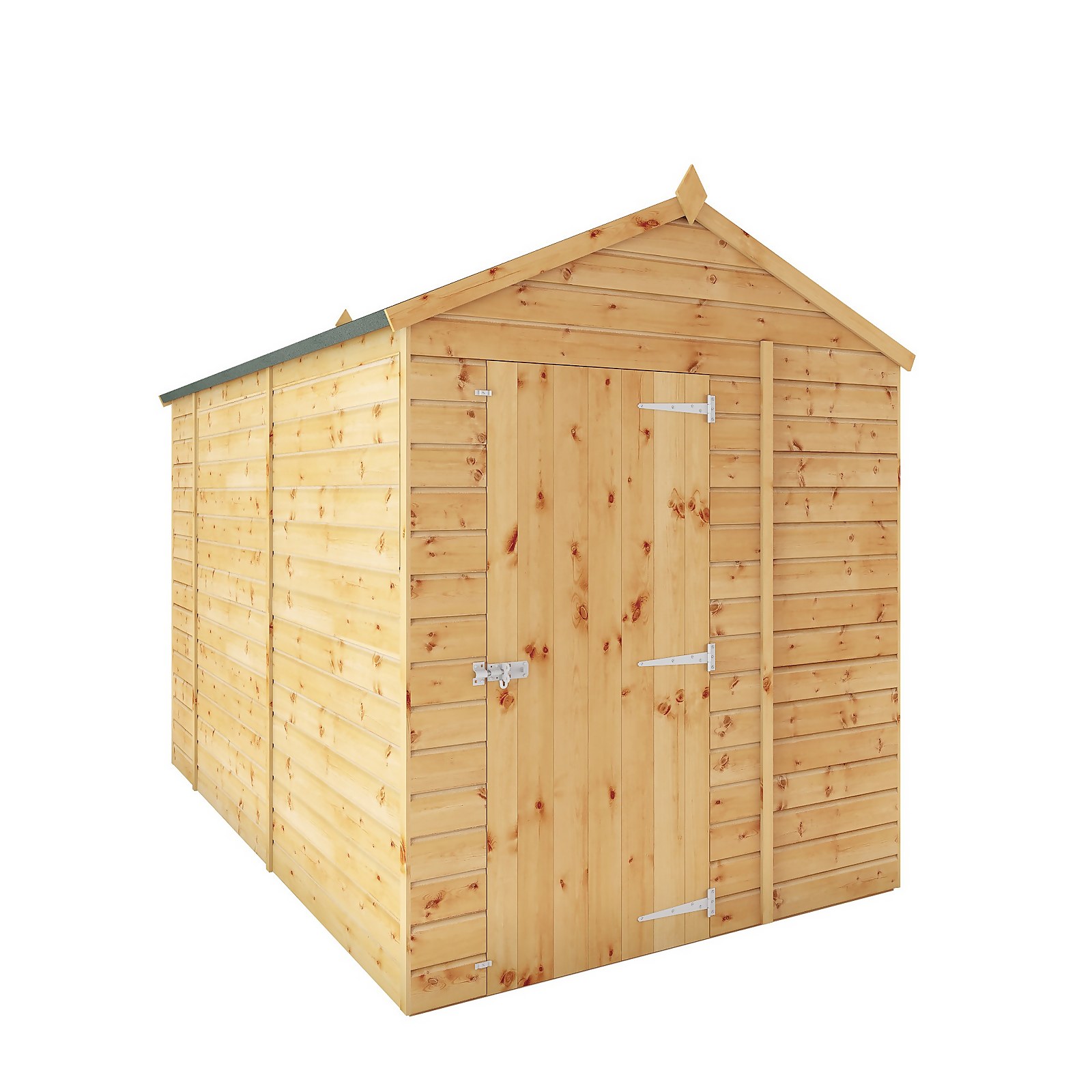 Mercia 10ft x 6ft Premium Windowless Shiplap Apex Shed - Including Installation