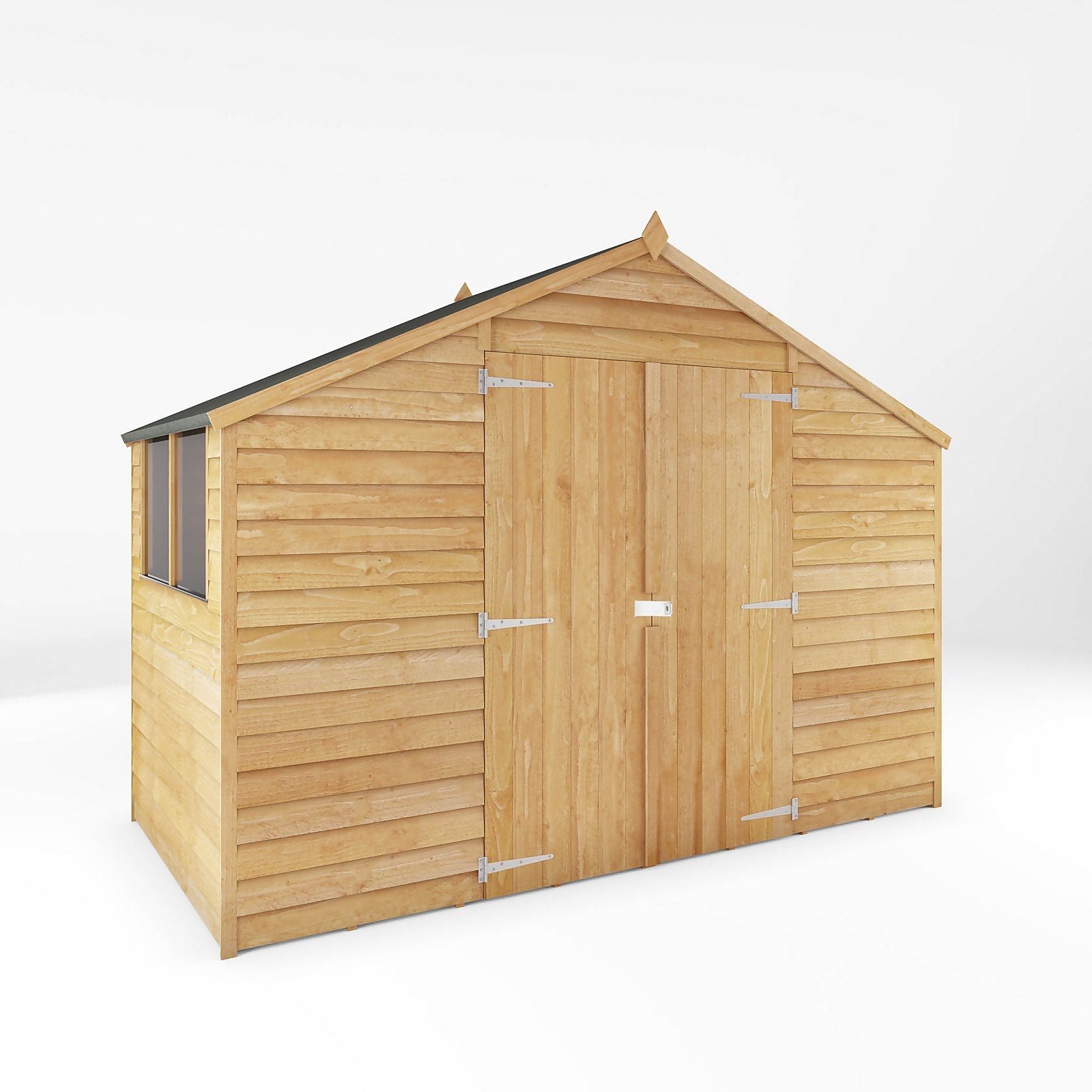 Mercia 5ft x 10ft Overlap Apex Shed - Including Installation thumbnail