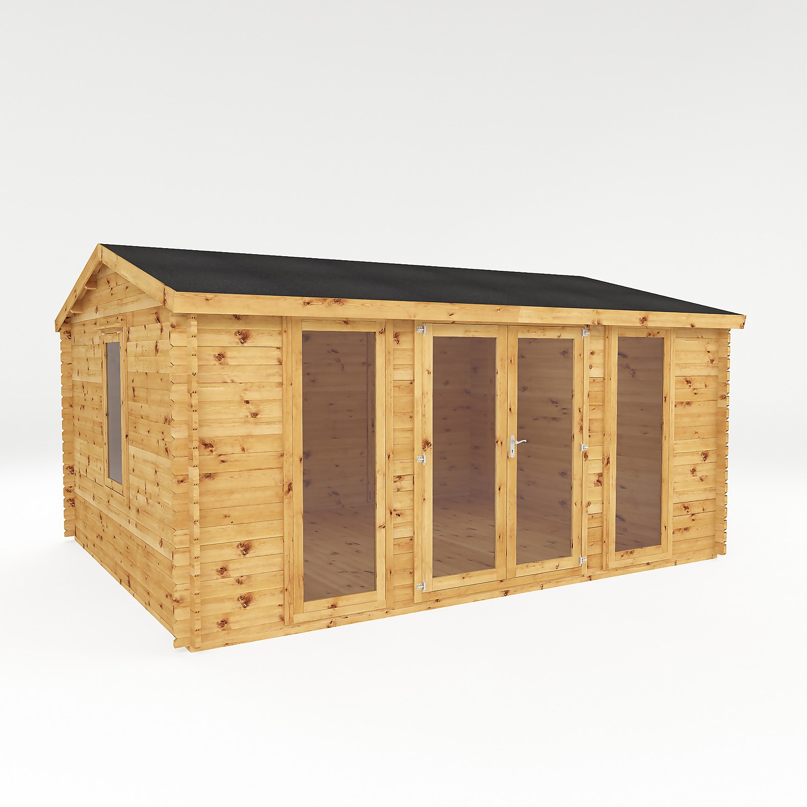 Photo of Mercia 5m X 4m Home Office Log Cabin 28mm