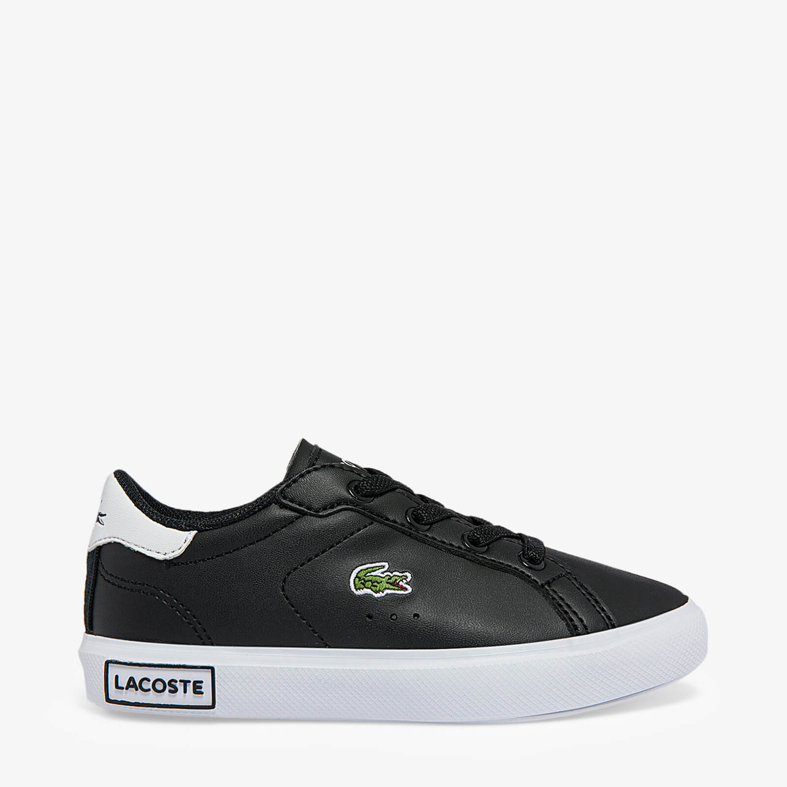 Lacoste Infant Powercourt Trainers - Black - UK 6 Toddler