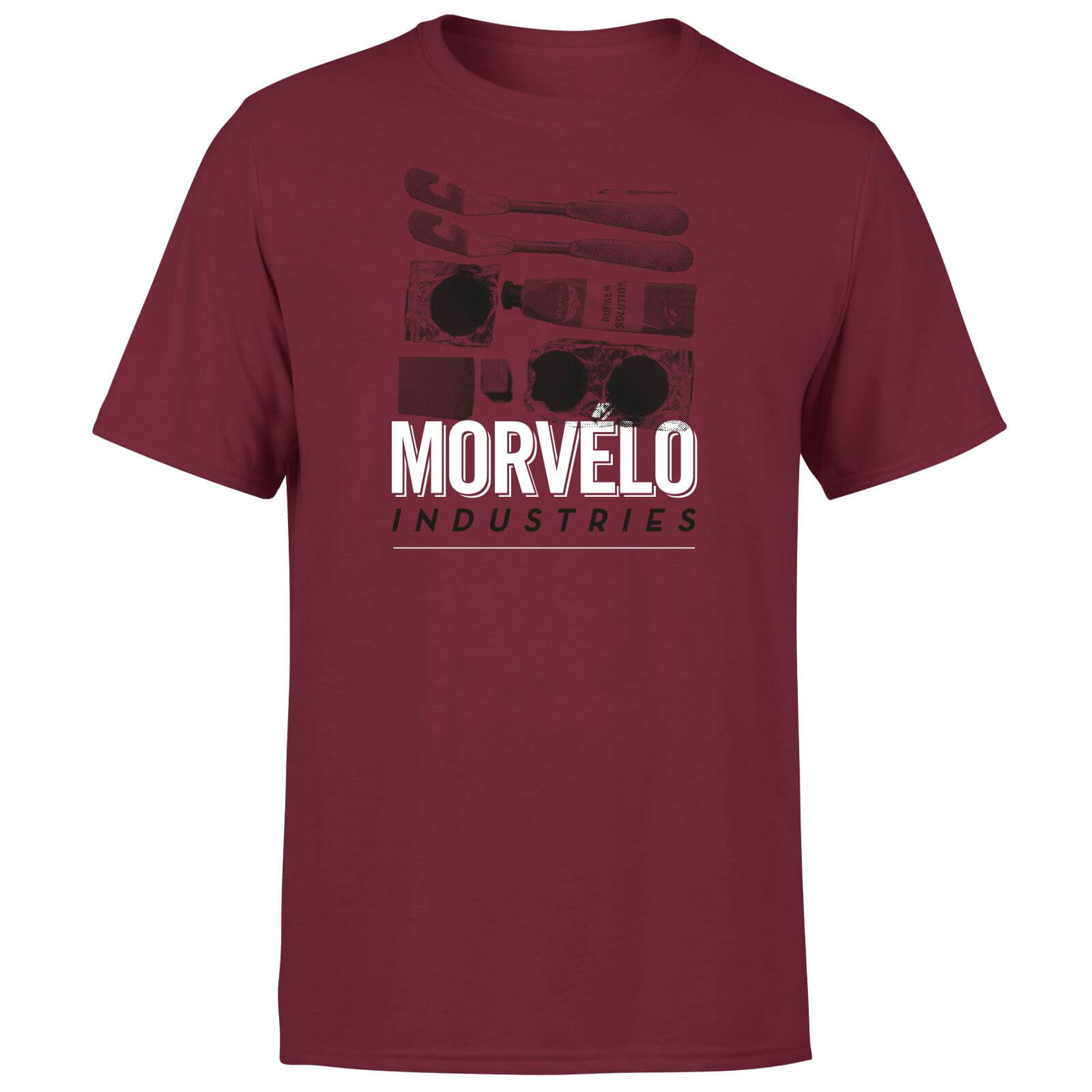 Morvelo Industries Men's T-Shirt - Burgundy - XXL - Burgundy