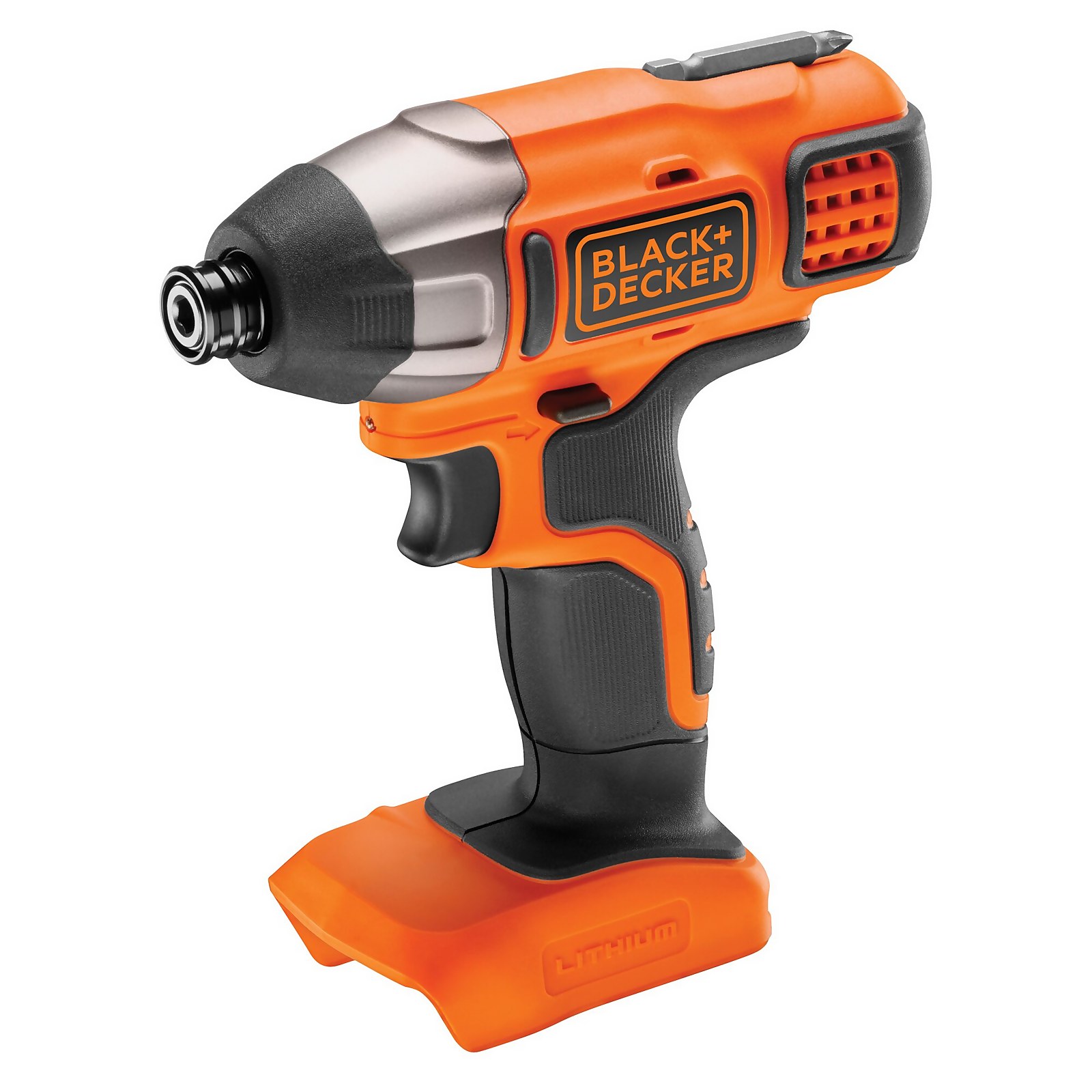 Photo of Black+decker 18v Cordless Impact Driver With Screwdriver Bit -no Battery Included- -bdcim18n-xj-
