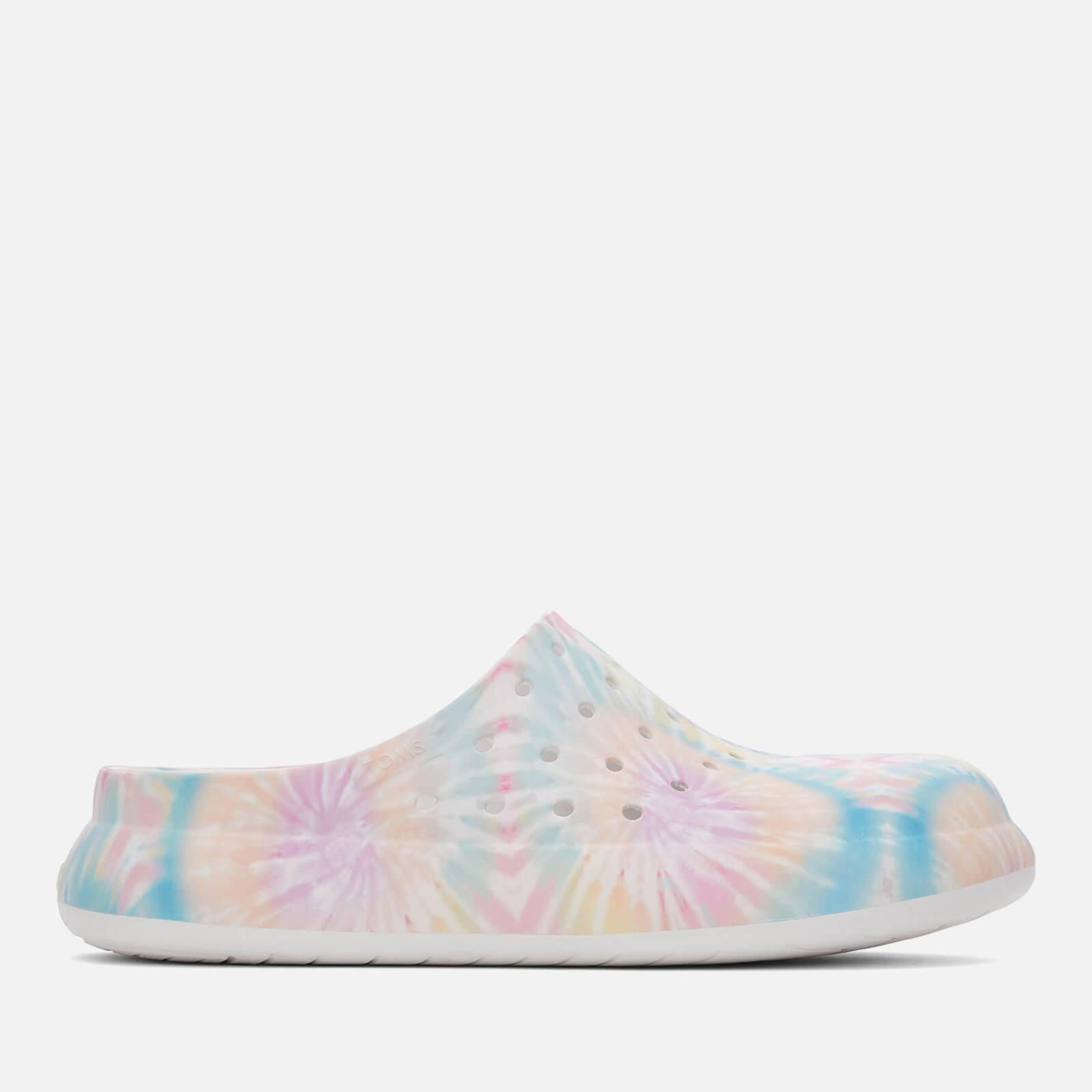 TOMS Women's Alpargata Mallow Vegan Mules - Candy Pink Tie Dye - UK 4
