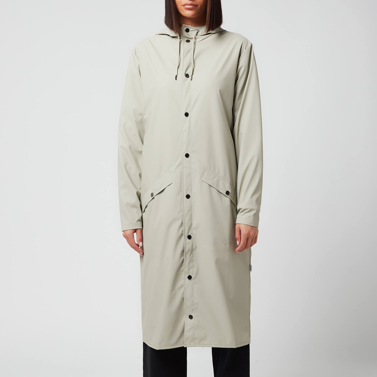 Rains Women's Longer Jacket - Cement - XS