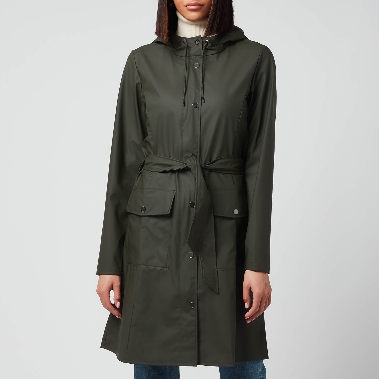Rains Women's Curve Jacket - Green - L